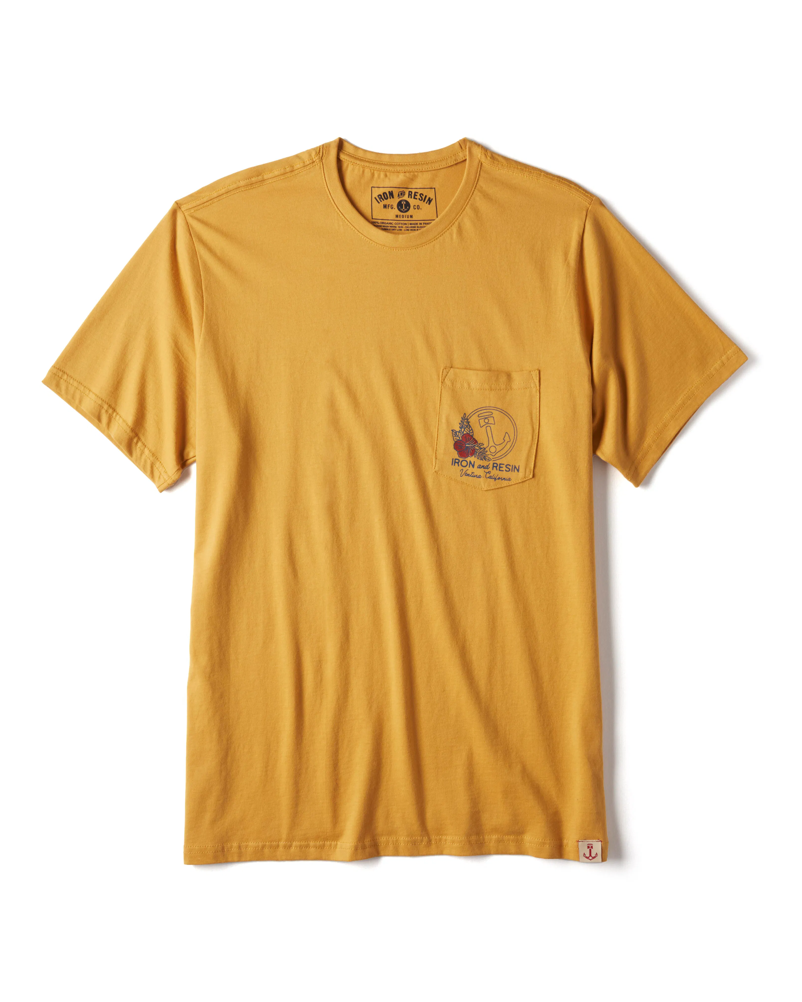 Iron and Resin Vintage Graphic Organic Cotton T-Shirt Lost