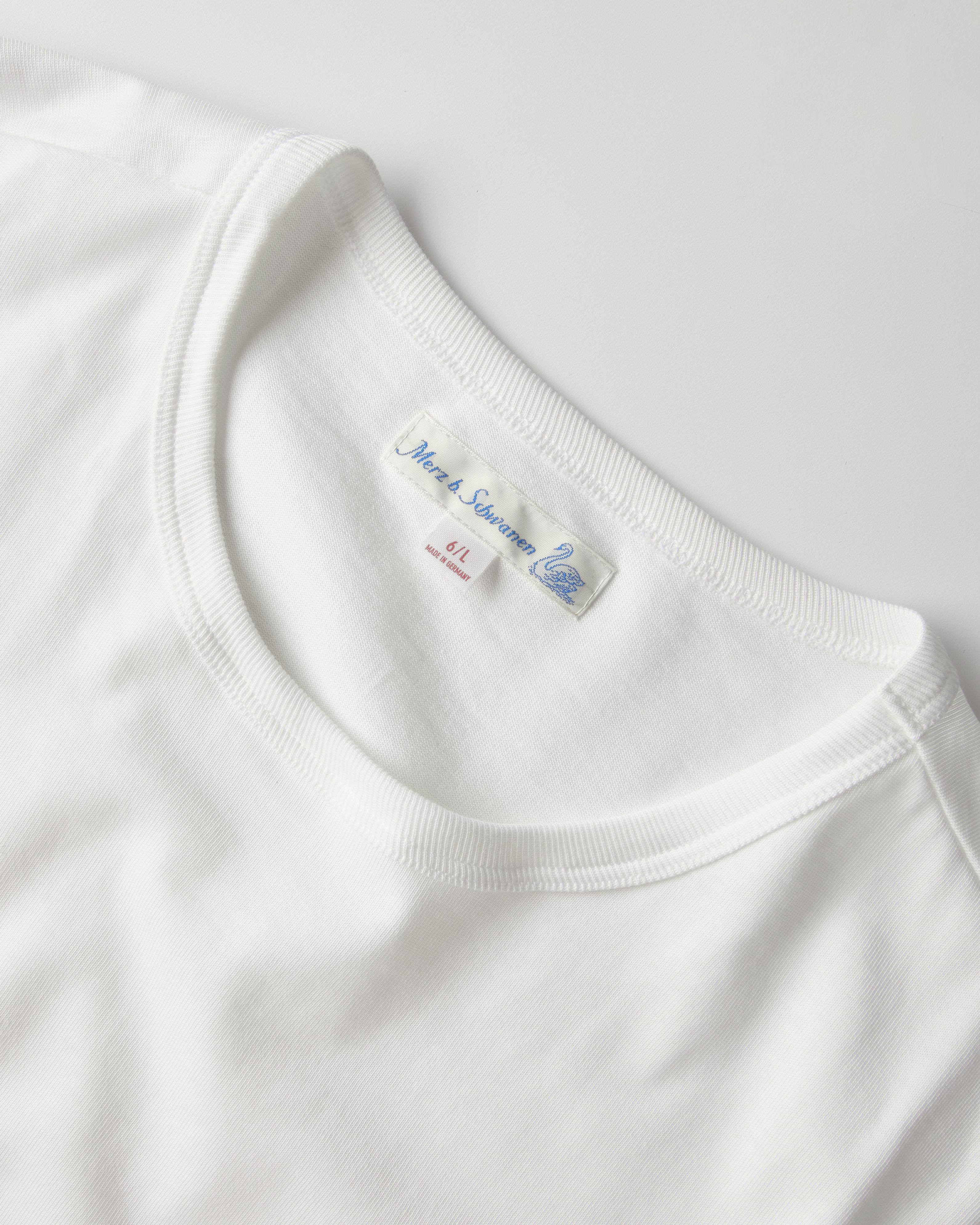 Merz b. Schwanen Cropped Vintage Machine Jersey T-Shirt- 2m15c