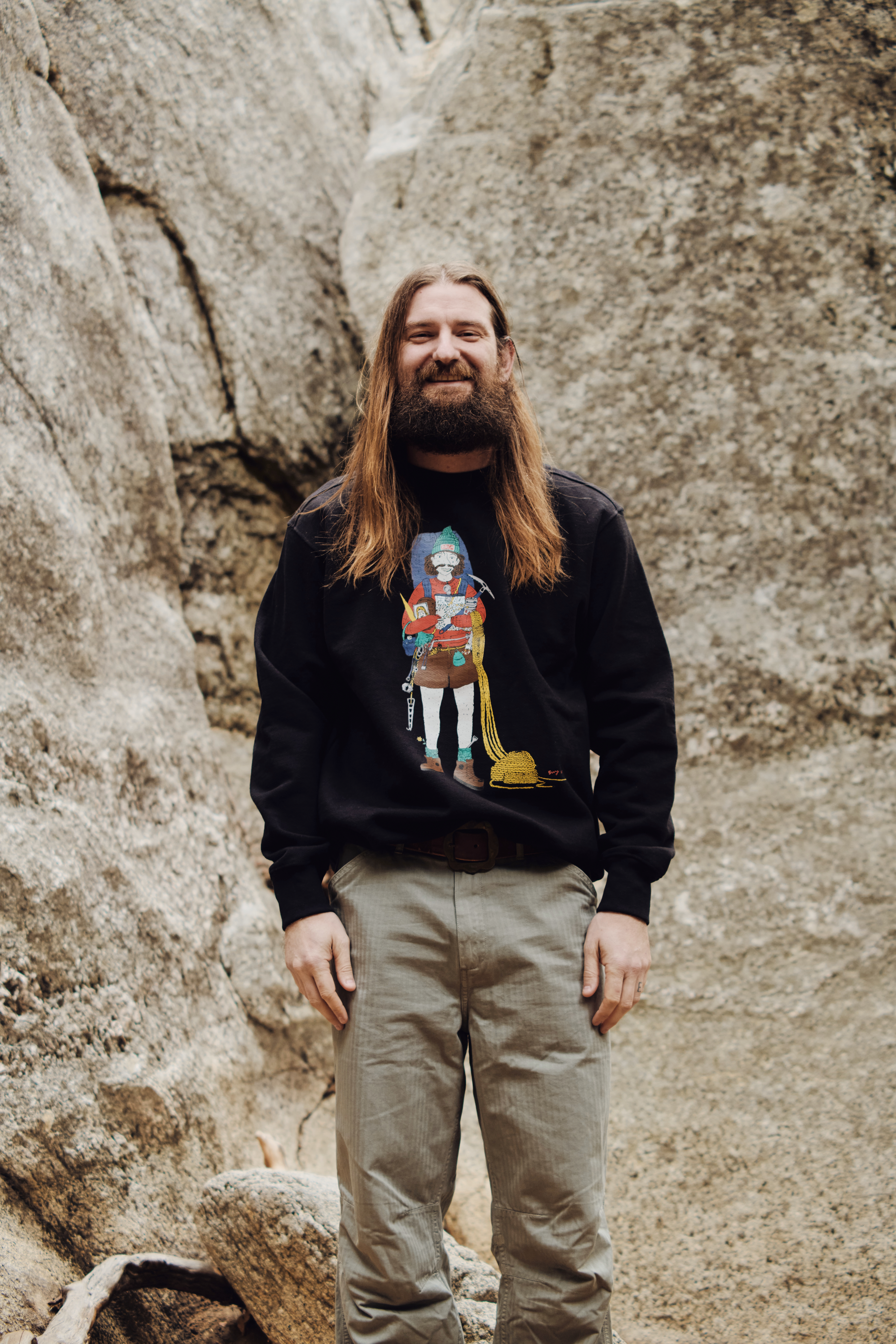 その他ブランド / BIG ROCK CANDY MOUNTAINEERING/USA製/スウェット/S/CRM Big Rock Candy Mountaineering Wall Rat Sweatshirt - Black Licorice