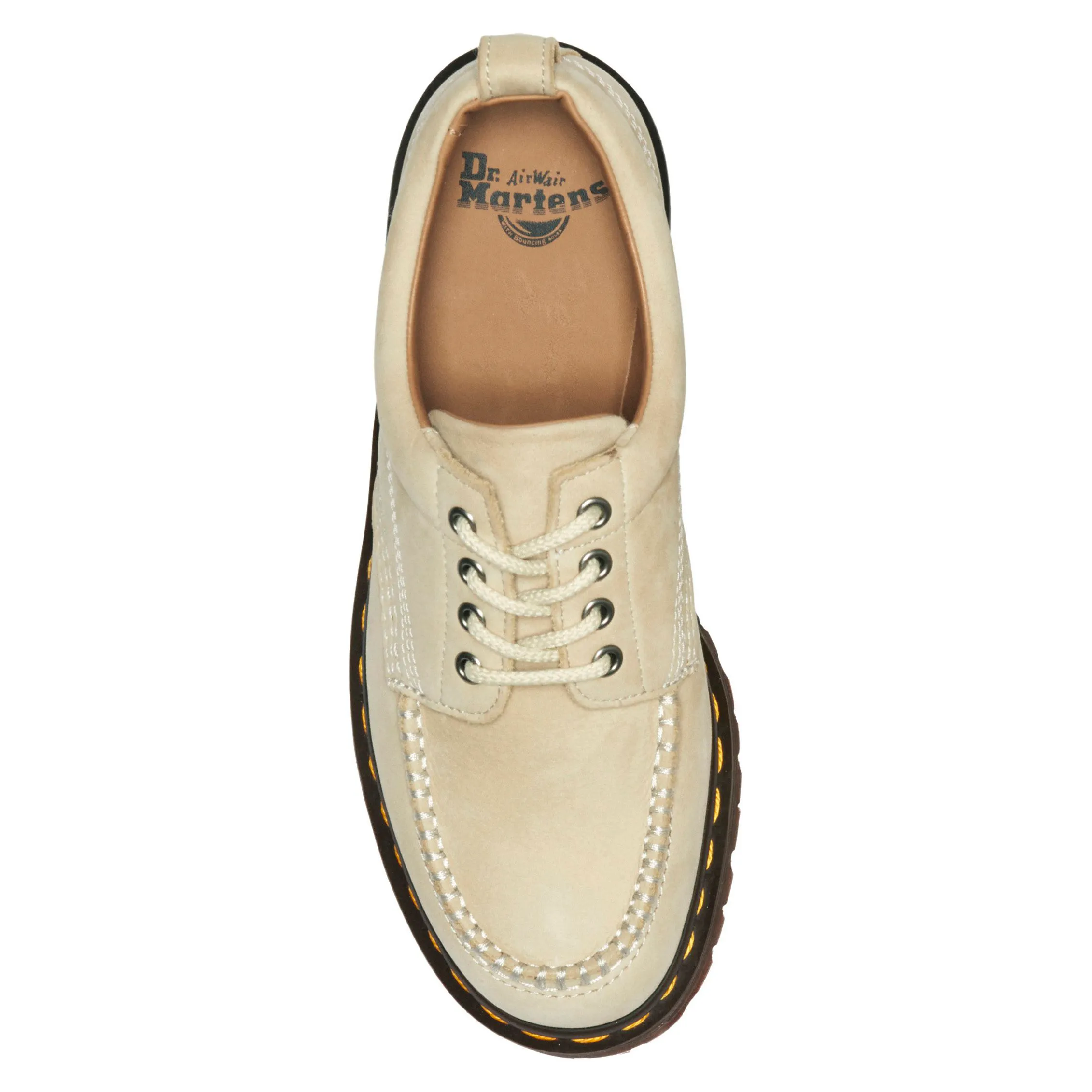 Dr. Martens Cream Leather Derby Shoes NWOB NWOB Dr. Martens Doc Black 1461 Guard Panel Oxfords Shoes  main image 4