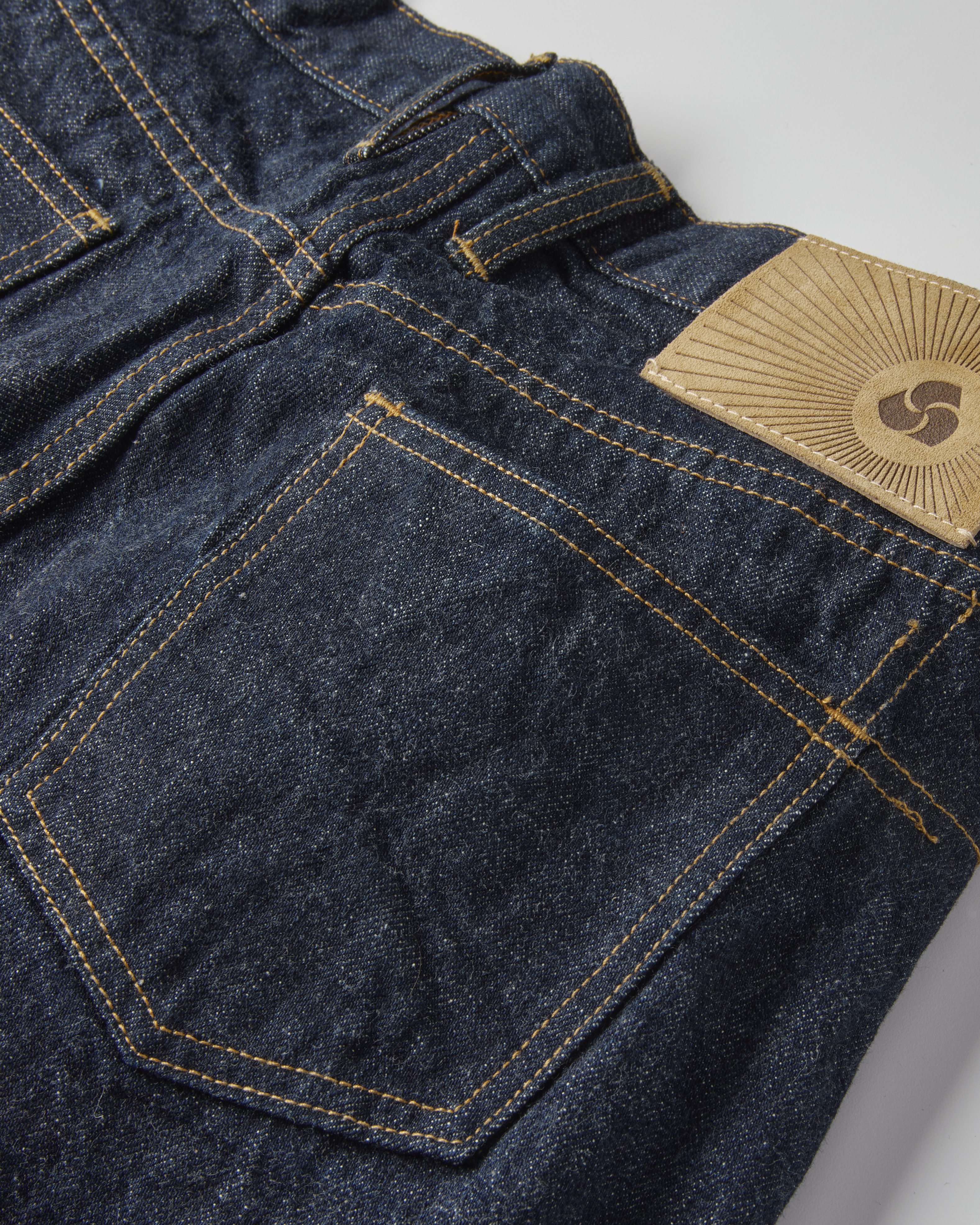 3sixteen Classic Straight Selvedge Denim Jeans - Rinsed