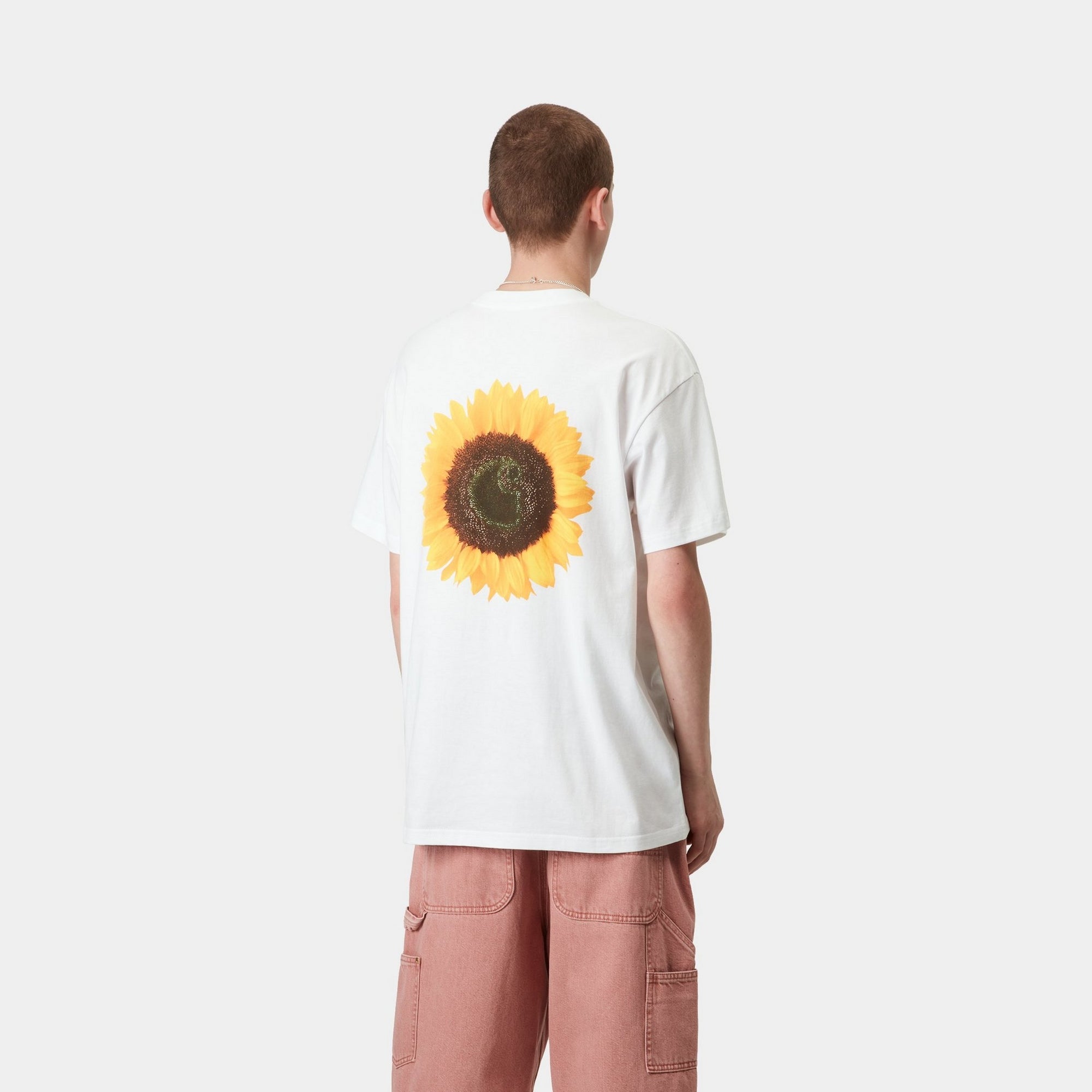 ★ドイツ発*carhartt WIP*新作*Sunflower Tシャツ/WHITE★ Carhartt WIP W' S/S Sunflower T-Shirt, White | Official