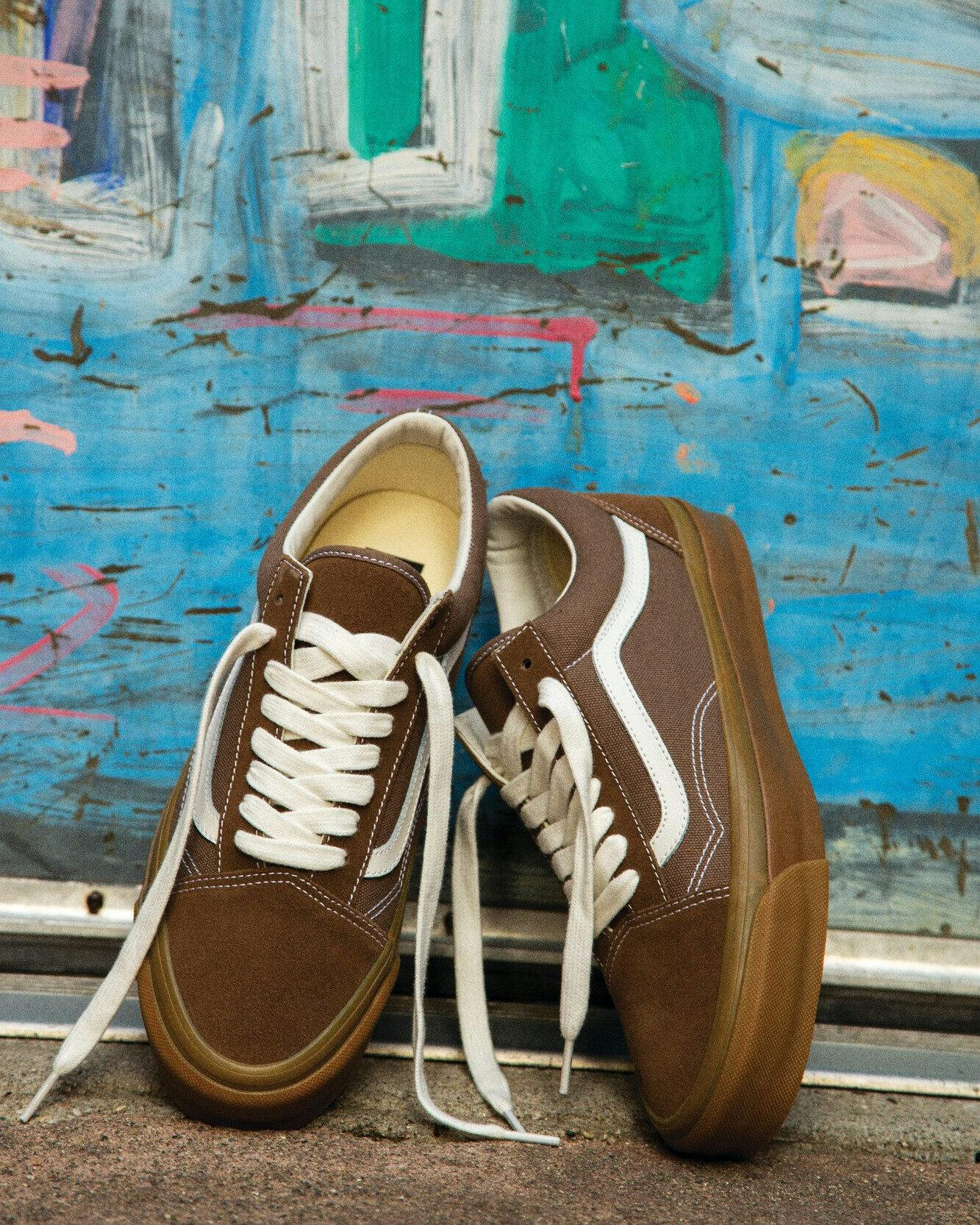 Vans Premium Old Skool Sneaker Gum Sepia Casual Sneakers