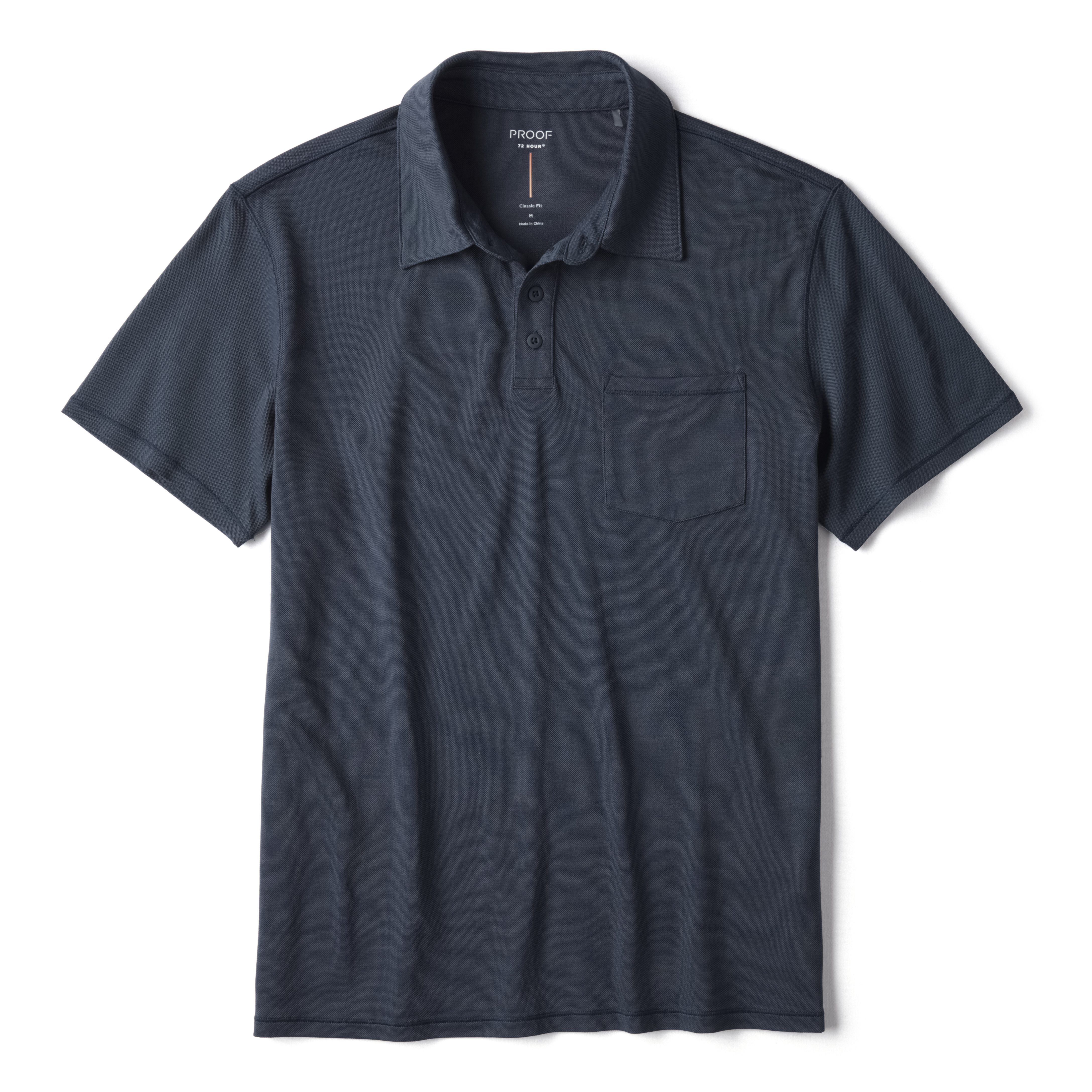 p　HARD TWIST MERINO KNIT BIG POLO Wills Long Sleeve Knit Polo - Heather Ash | Sweater Polos