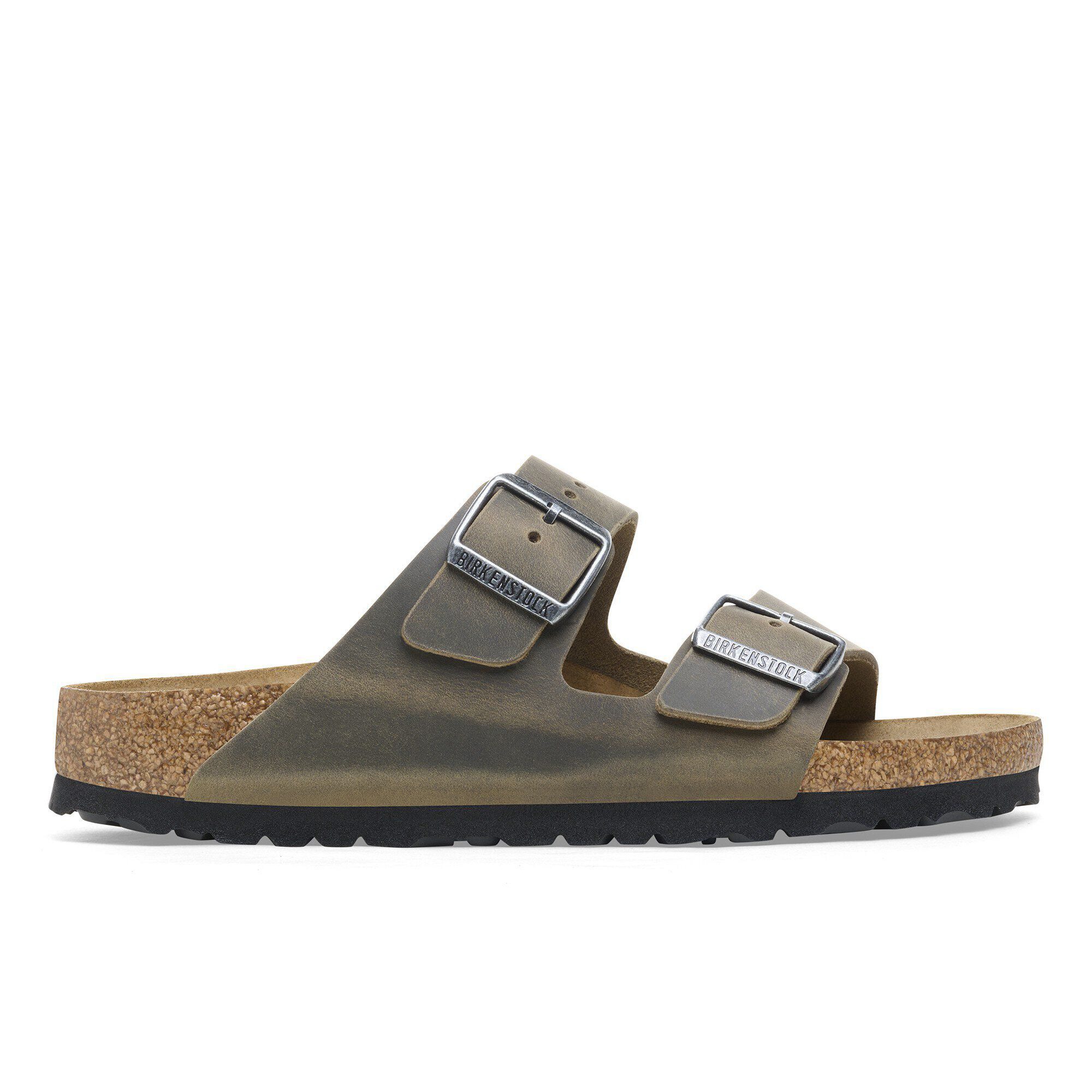 Birkenstock Arizona - Faded Khaki Oiled Leather | Loafers