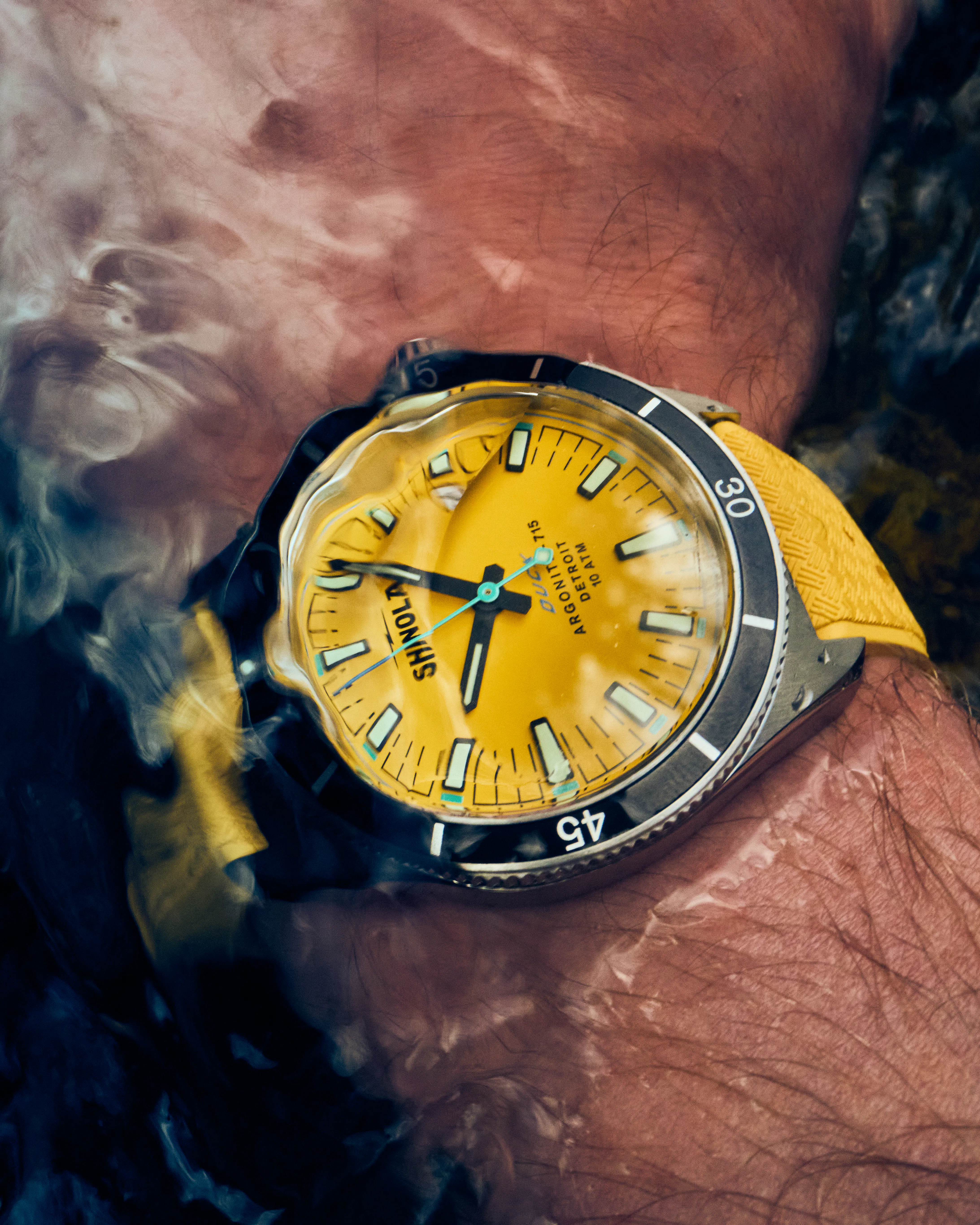 Shinola Duck 3HD 40mm Watch - Canary | Digital Watches | Huckberry
