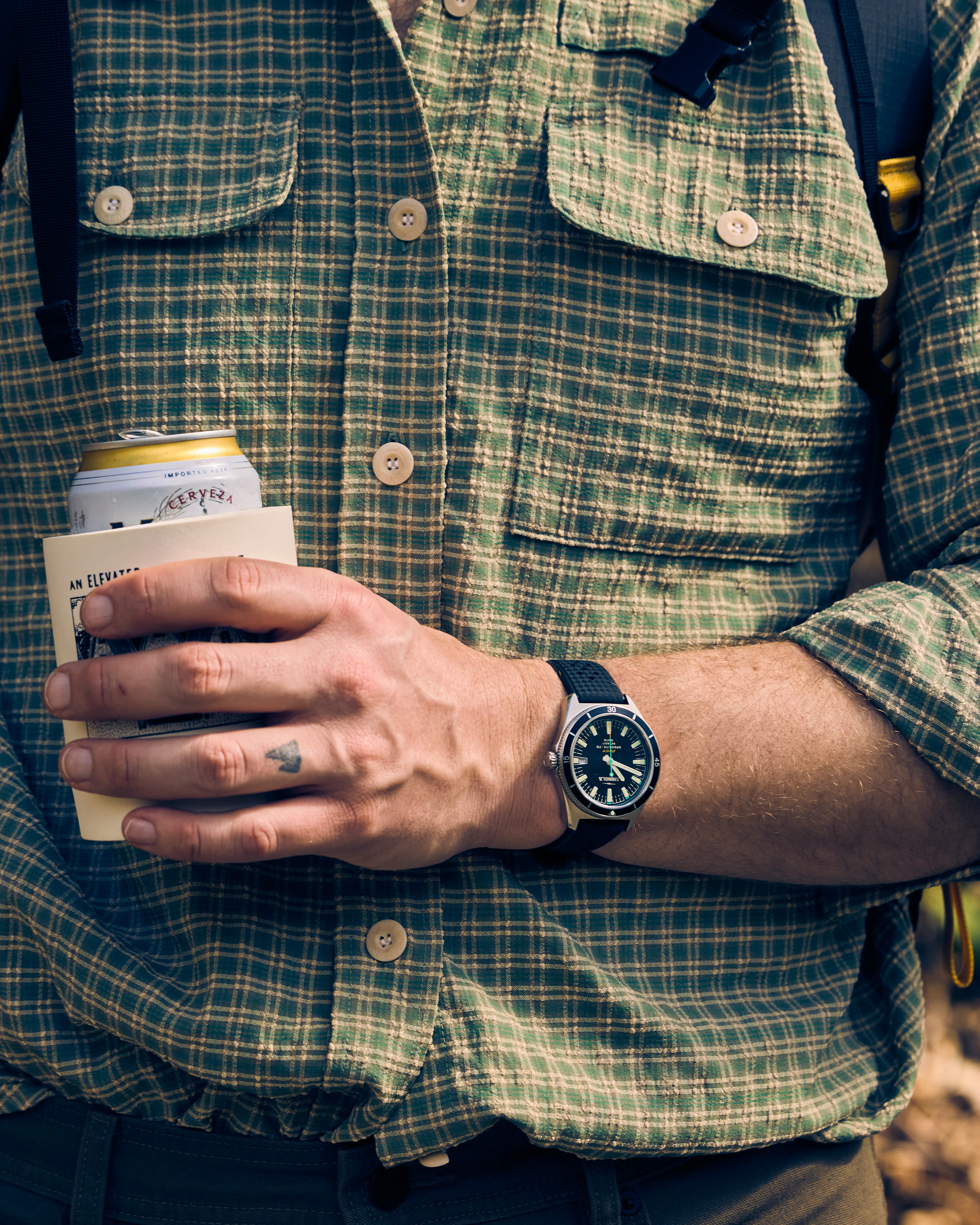 Shinola Duck 3HD 40mm Watch - Black | Dive Watches | Huckberry