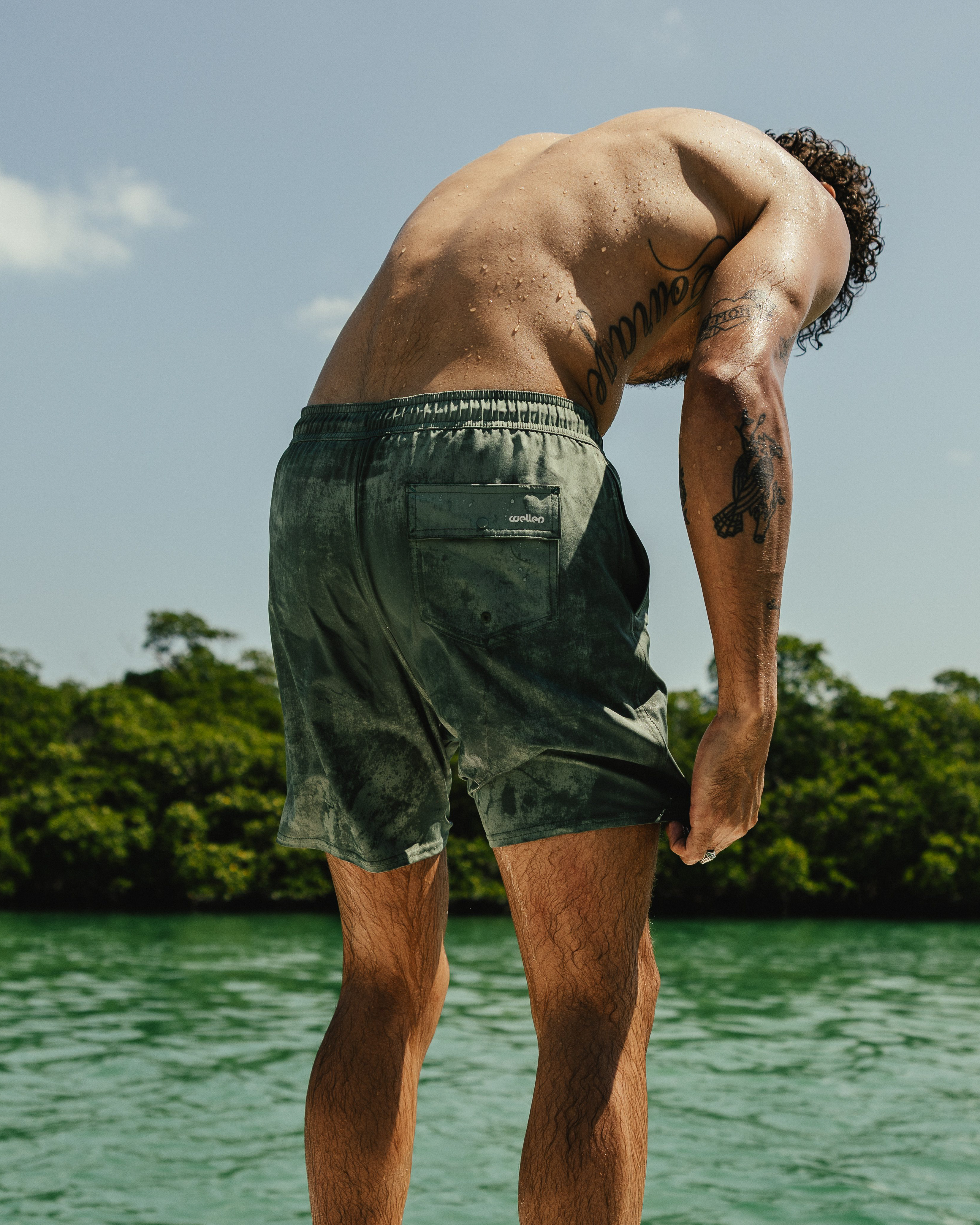 Wellen Performance Lined Swim Trunks - 7