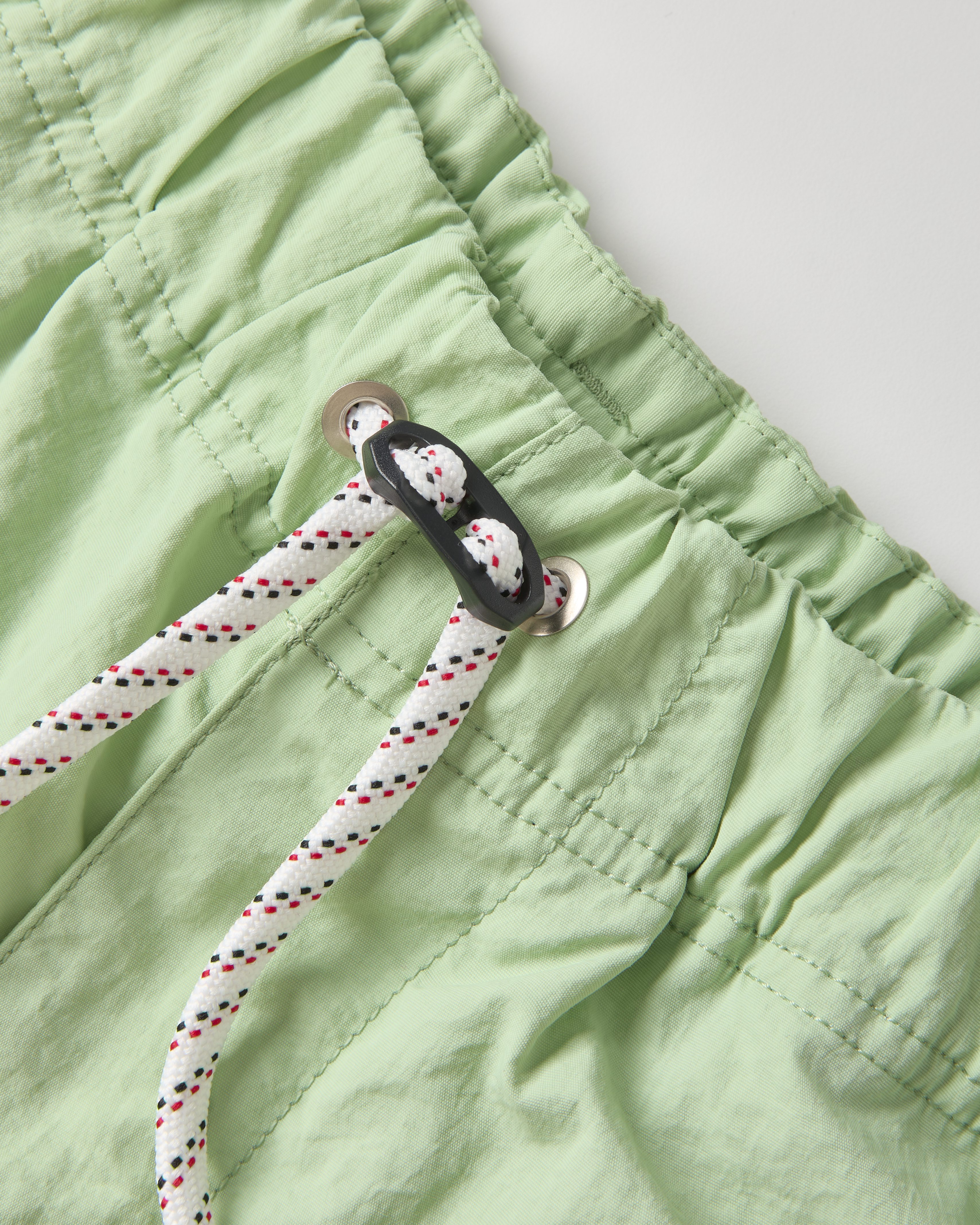 windandsea×NANGA TUSSER SHIPT NANGA Tusser Nylon Easy Short - Light Green | Drawstring
