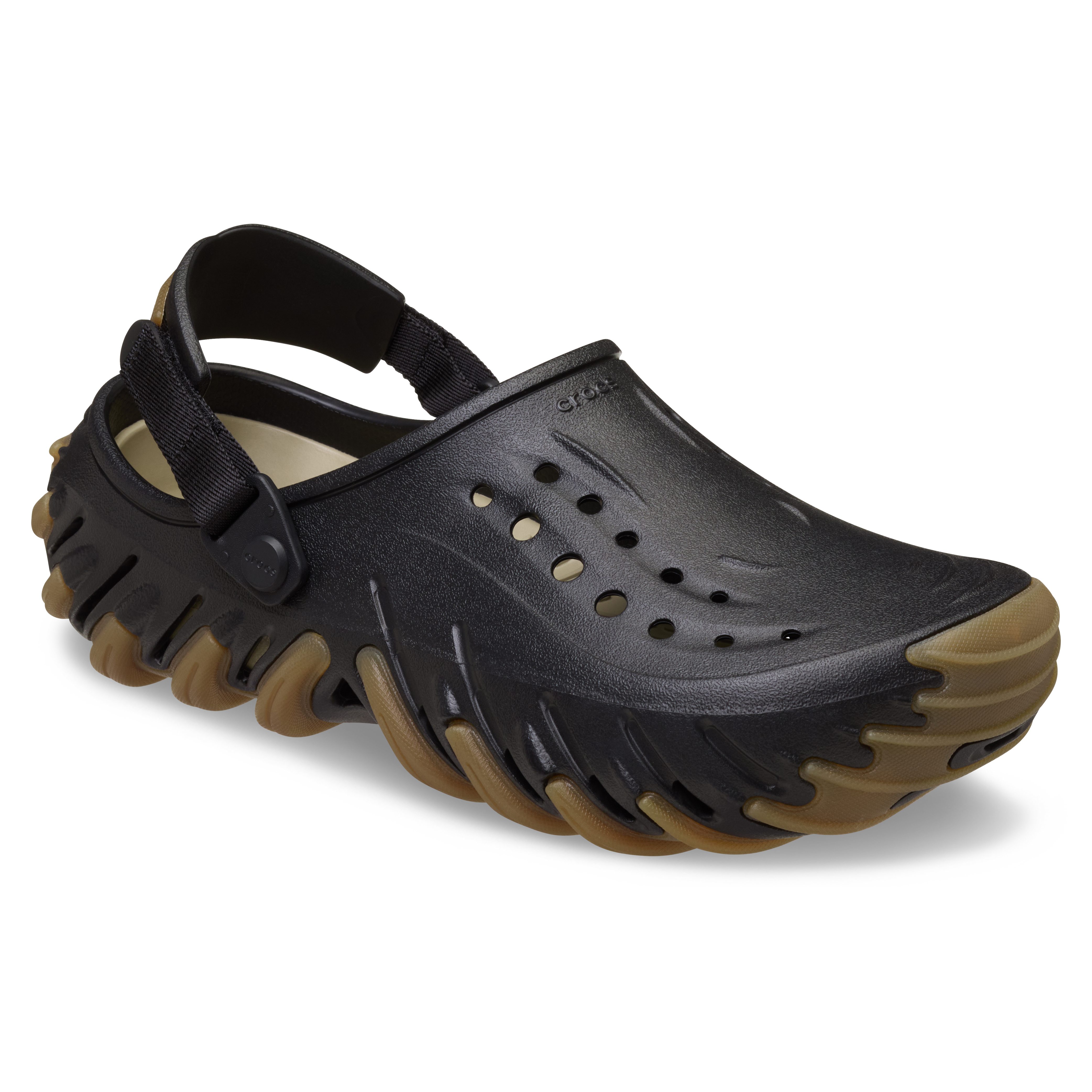 Crocs Echo RO Clog - Black/Gum | Sandals | Huckberry