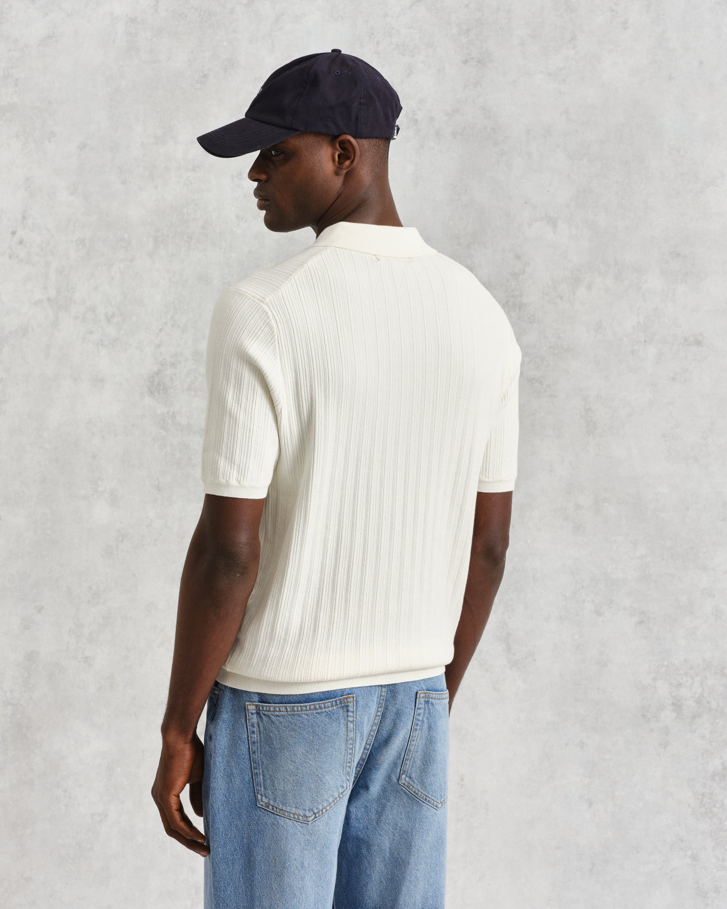 Wax London Naples Knit Polo - Ecru | Sweater Polos | Huckberry
