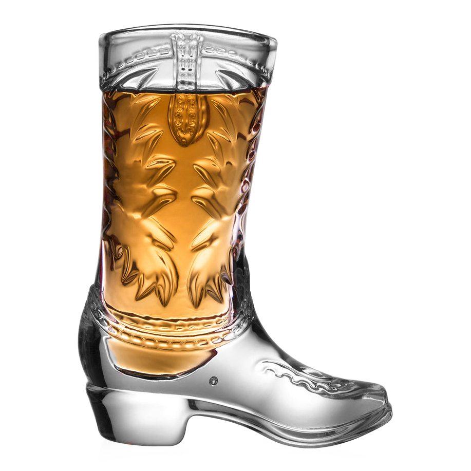 Cowboy Boot Shot Glasses - Set of 6