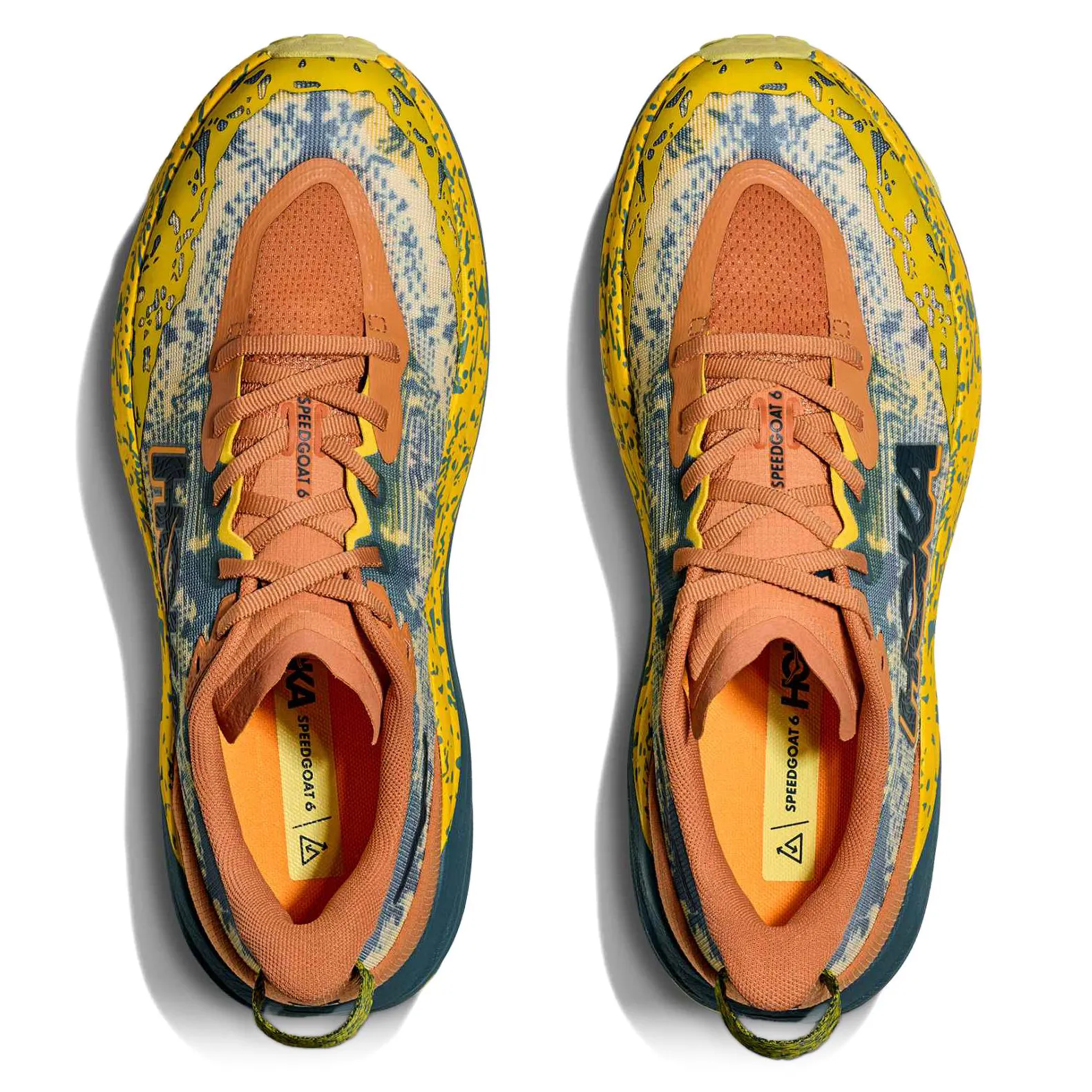 Hoka Speedgoat 6 Trail Sneaker - Terracotta/Mountain Fog | Trail