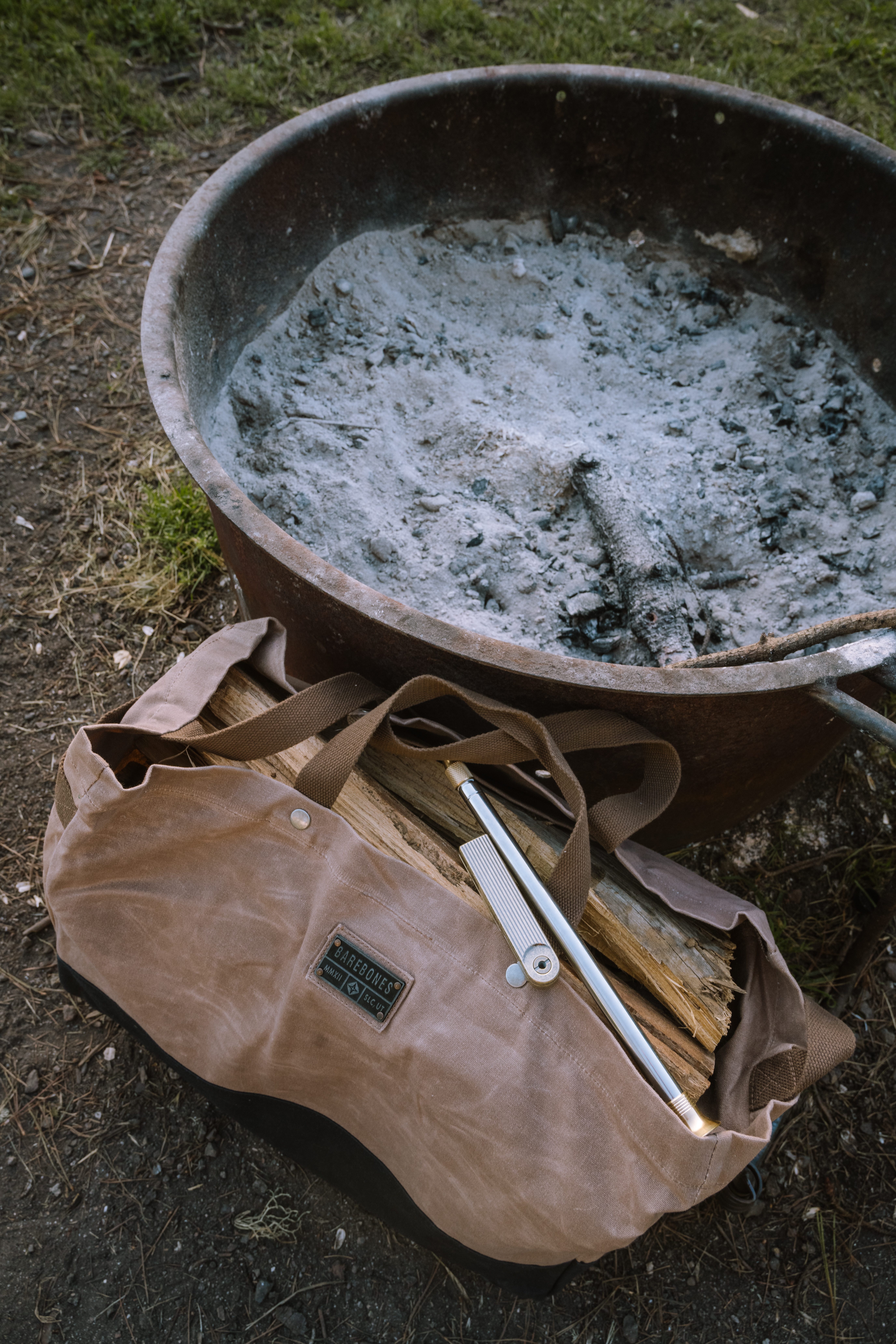 Barebones Neelum 40L Giant Tote Bag - Khaki - Khaki | Tote Bags