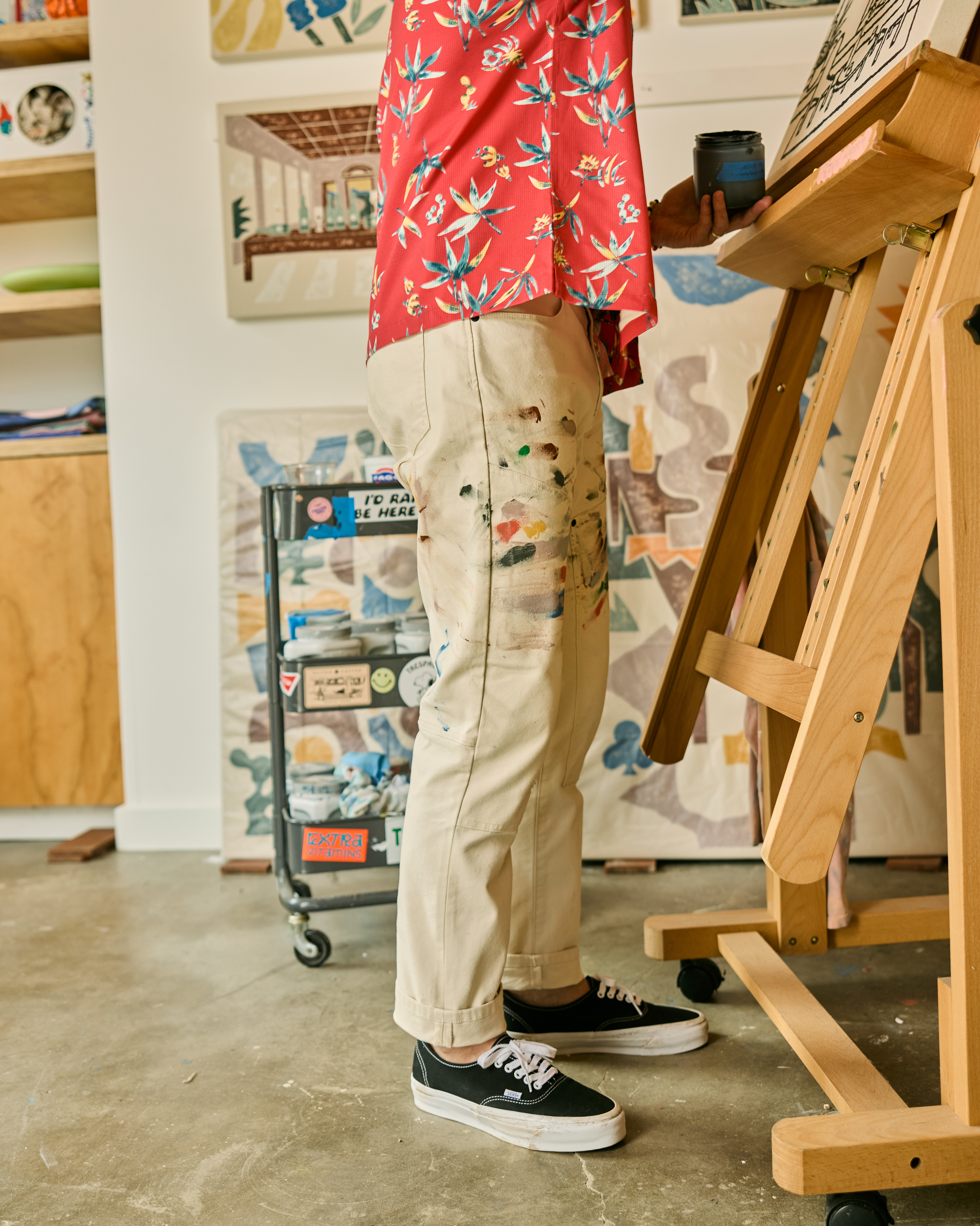 パンツ [The Row] Woolworth Pant in Scuba Woolworth Pant Black in Scuba – The Row