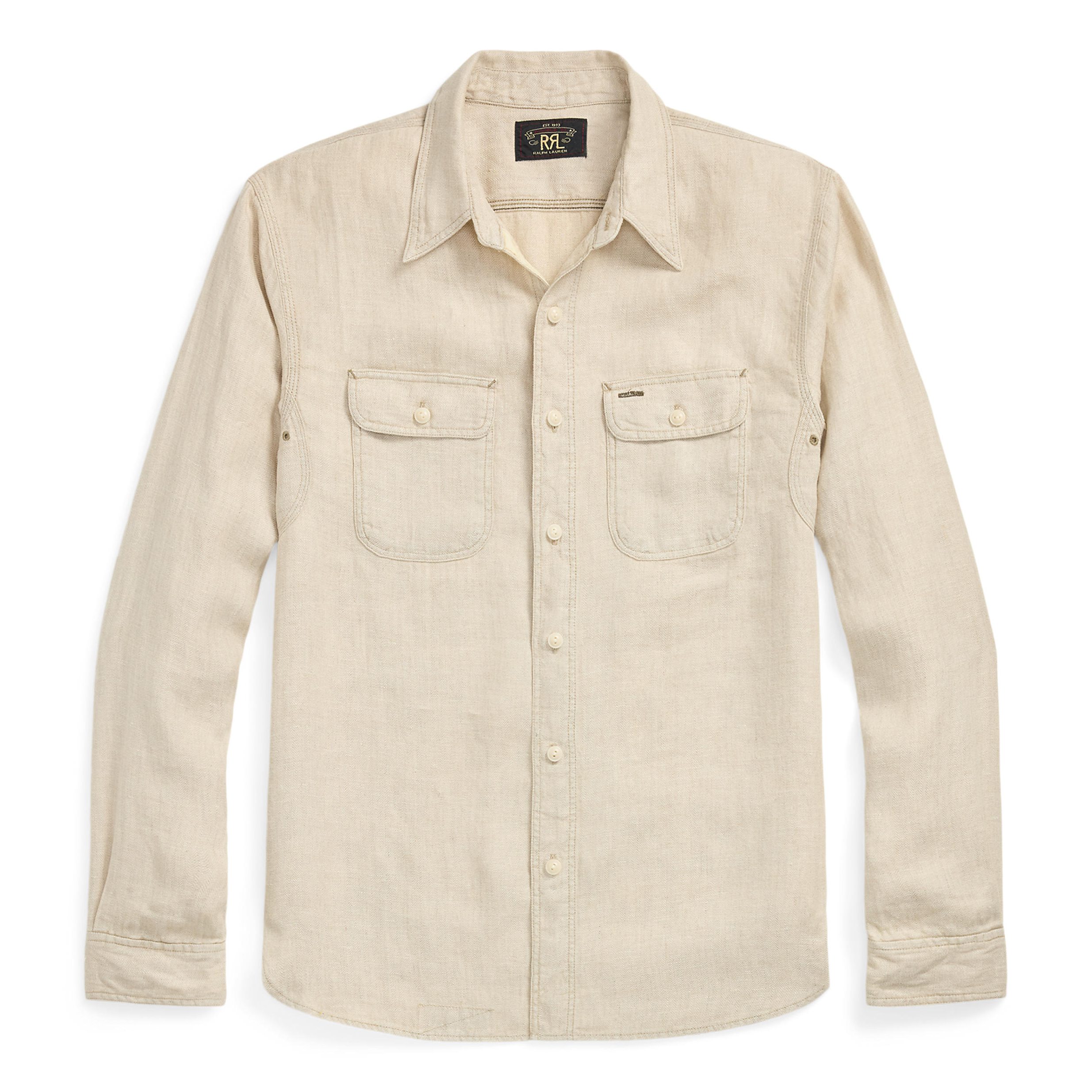 RRL Mason Workshirt - Natural | Long Sleeve Shirts | Huckberry