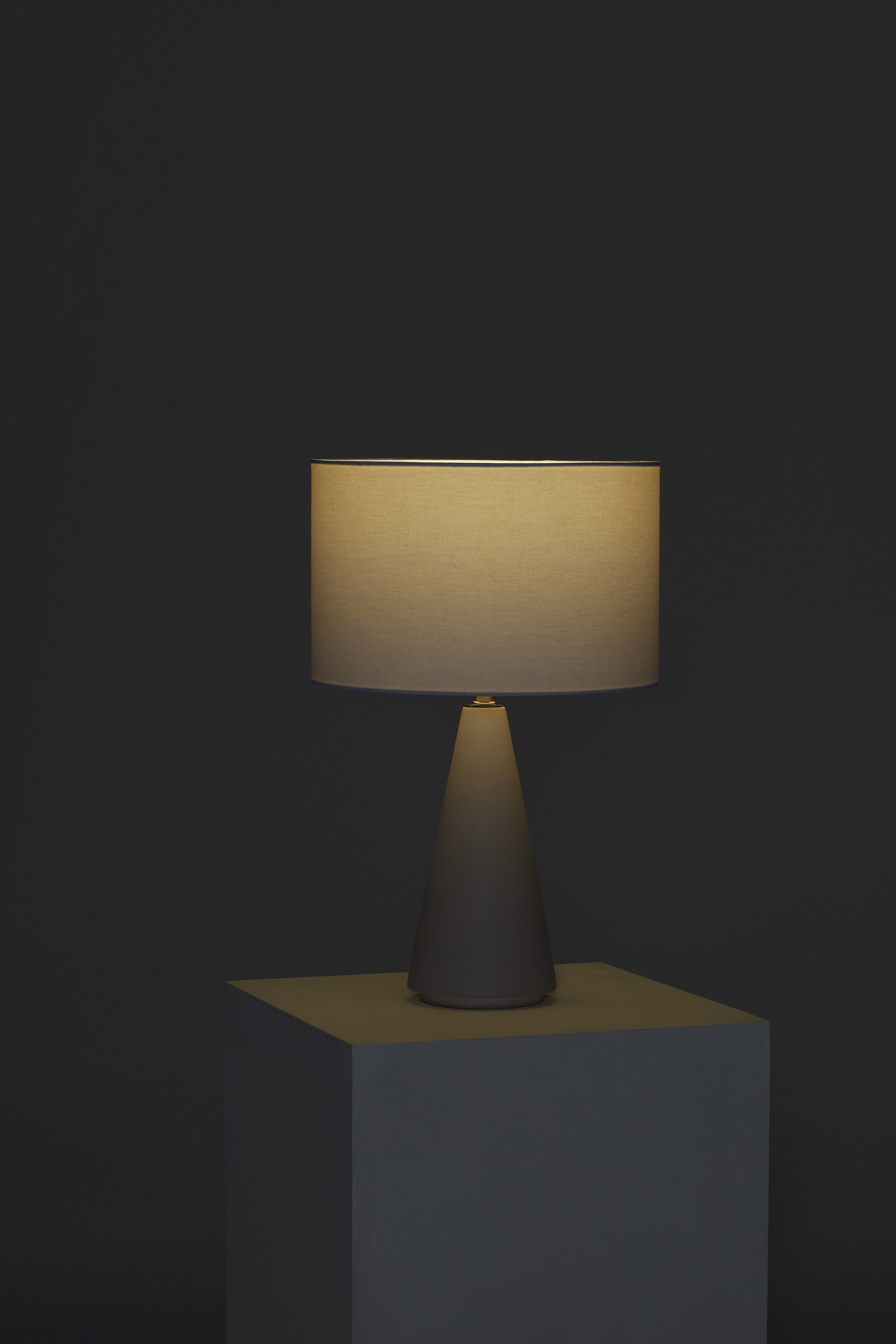 Nathaniel Cement LED Table Lamp