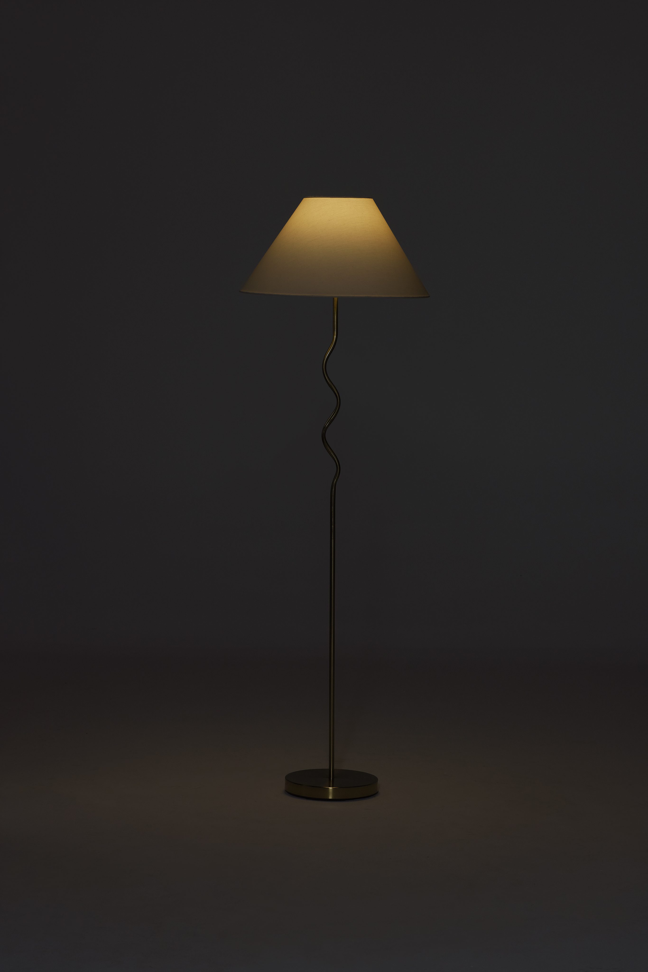 Brightech Squiggle Floor Lamp - Brass | Lighting | Huckberry