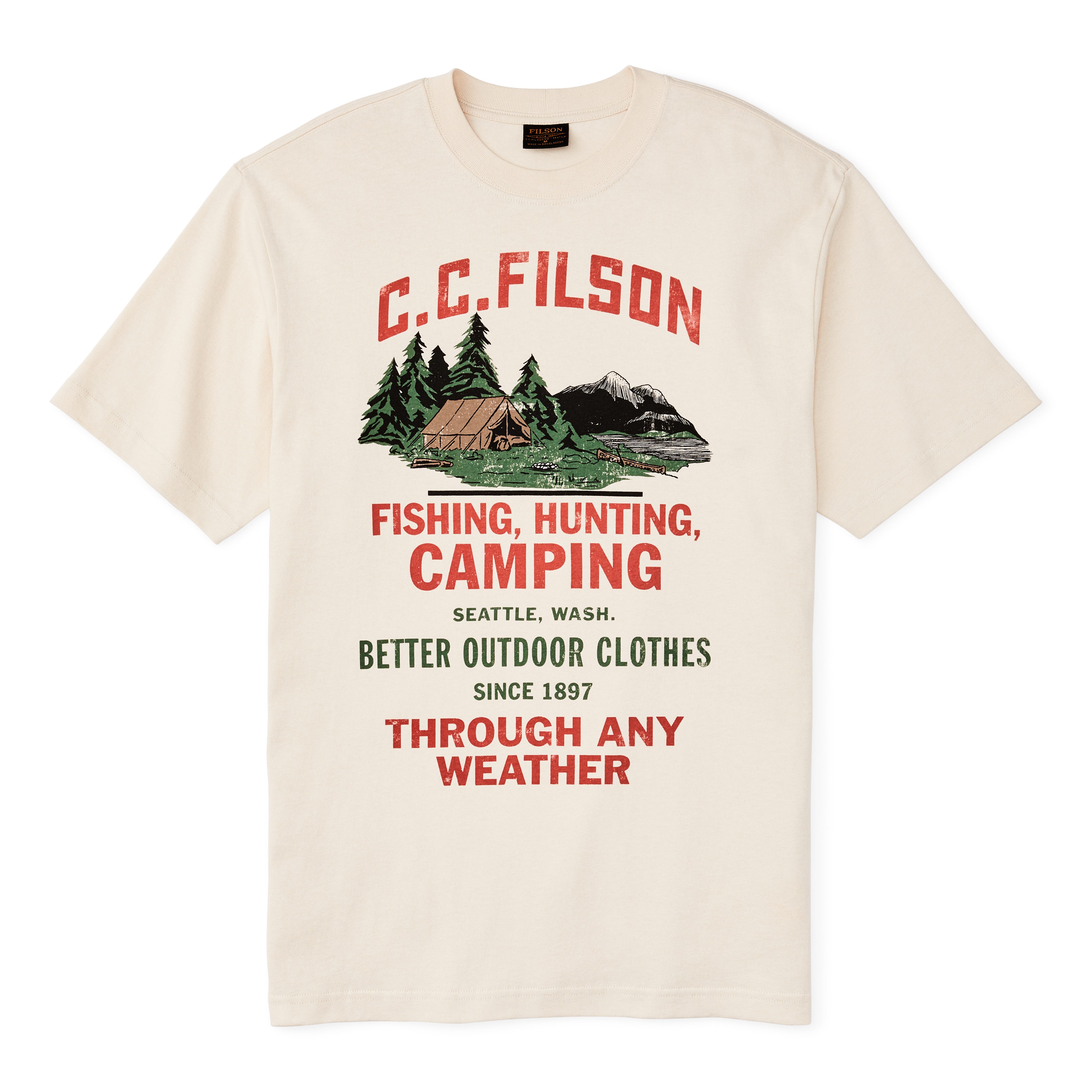Tシャツ・カットソー FILSON FRONTIER - T-shirt with customised graphics Frontier Graphic T-shirt | Filson