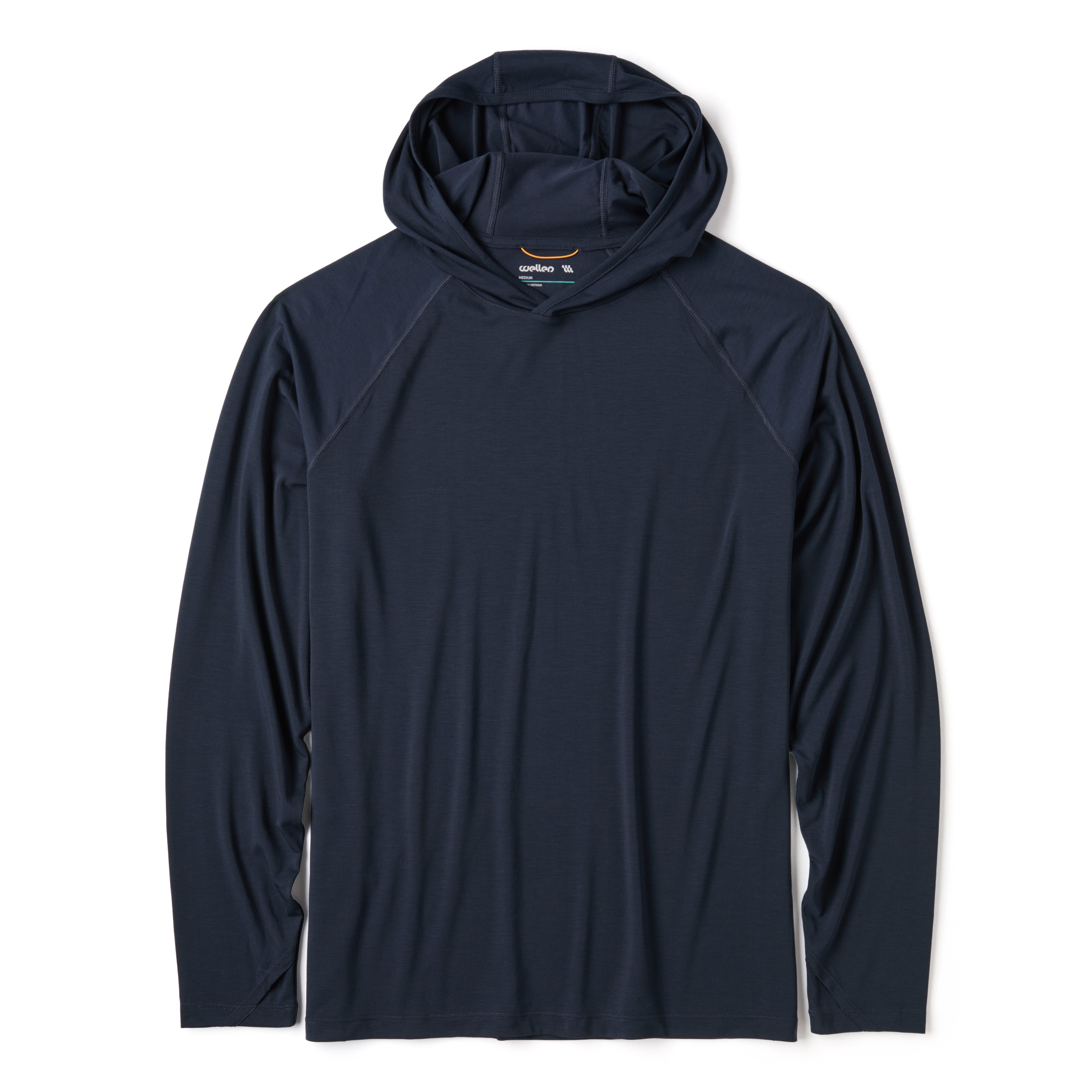 Wellen Sol Performance UPF Hoodie - Navy | Pullover Hoodies