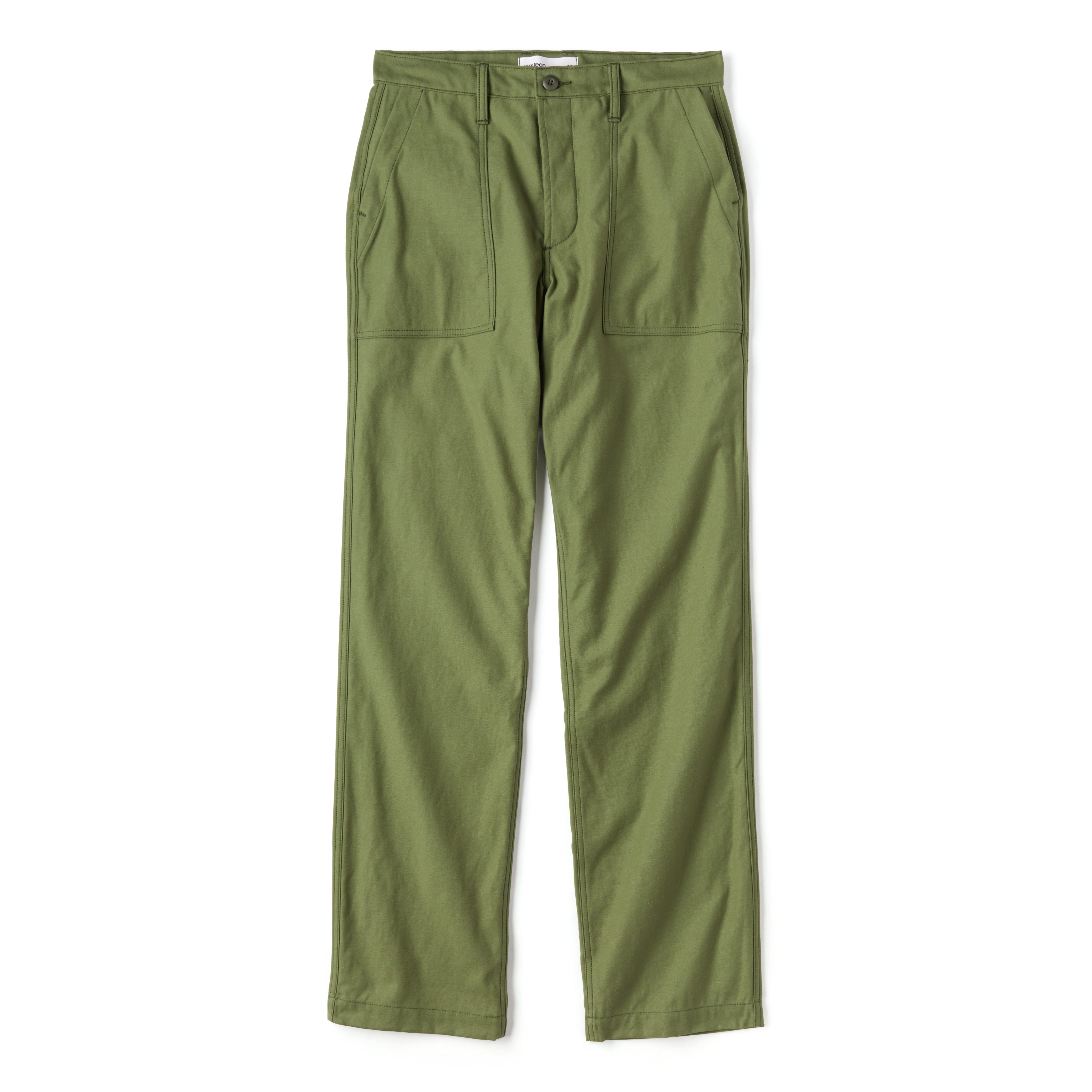 【COLOR iN ID】out fatigue pants FATIGUE PANT Olive Sateen Original Tapered Leg