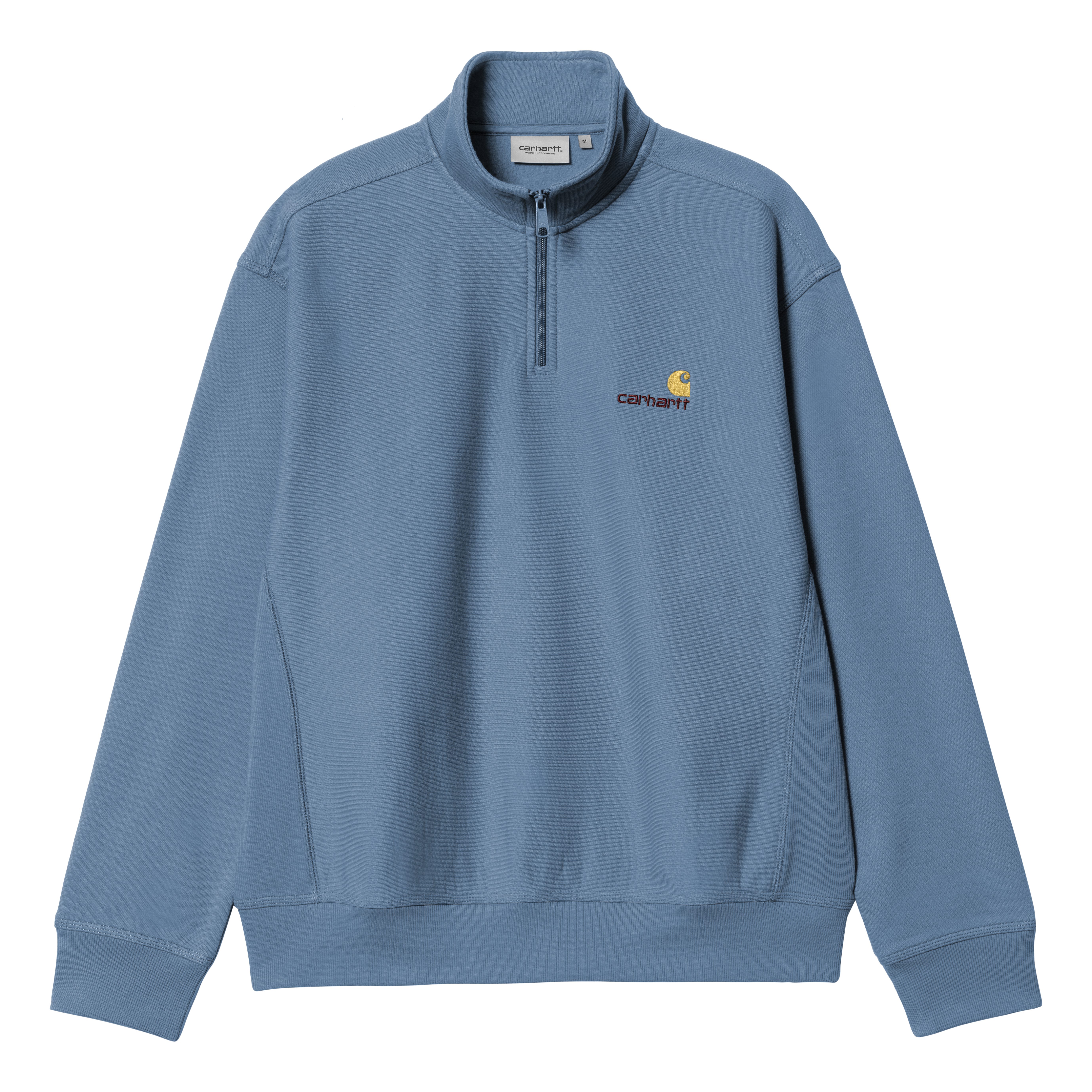 Carhartt WIP Half-Zip American Script Sweatshirt - Sorrent