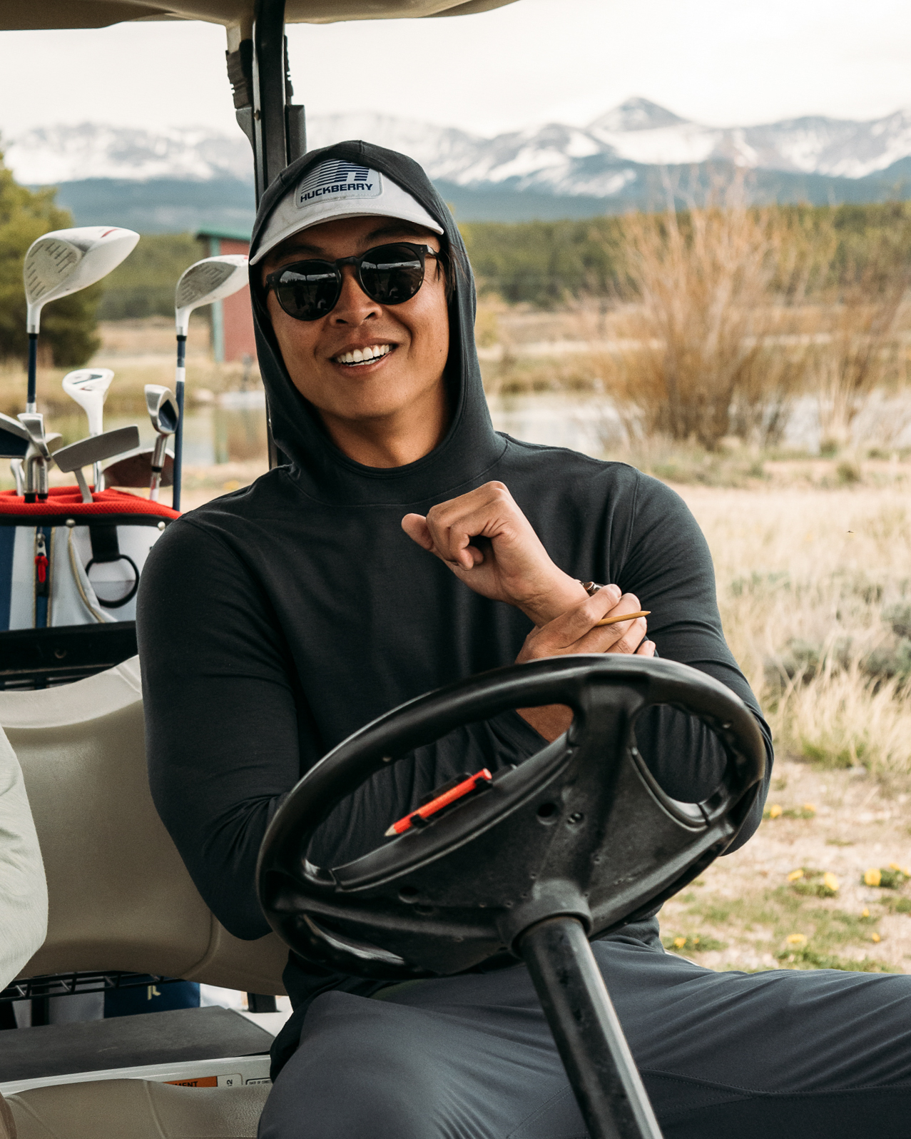 Proof 72-Hour Merino UPF Hoodie - Stone Black | Pullover
