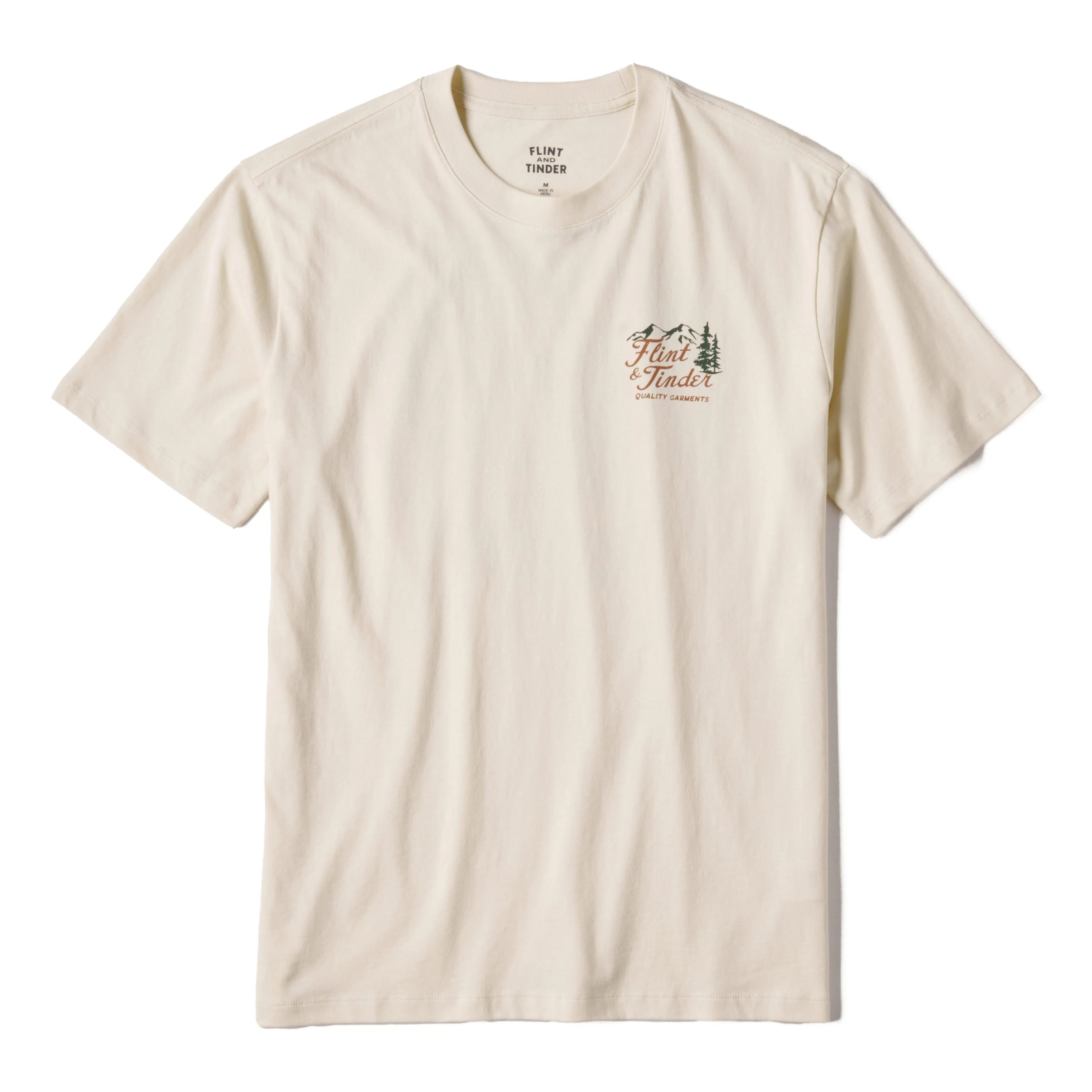 Flint and Tinder Mountain Graphic T-Shirt - Natural | T-Shirts