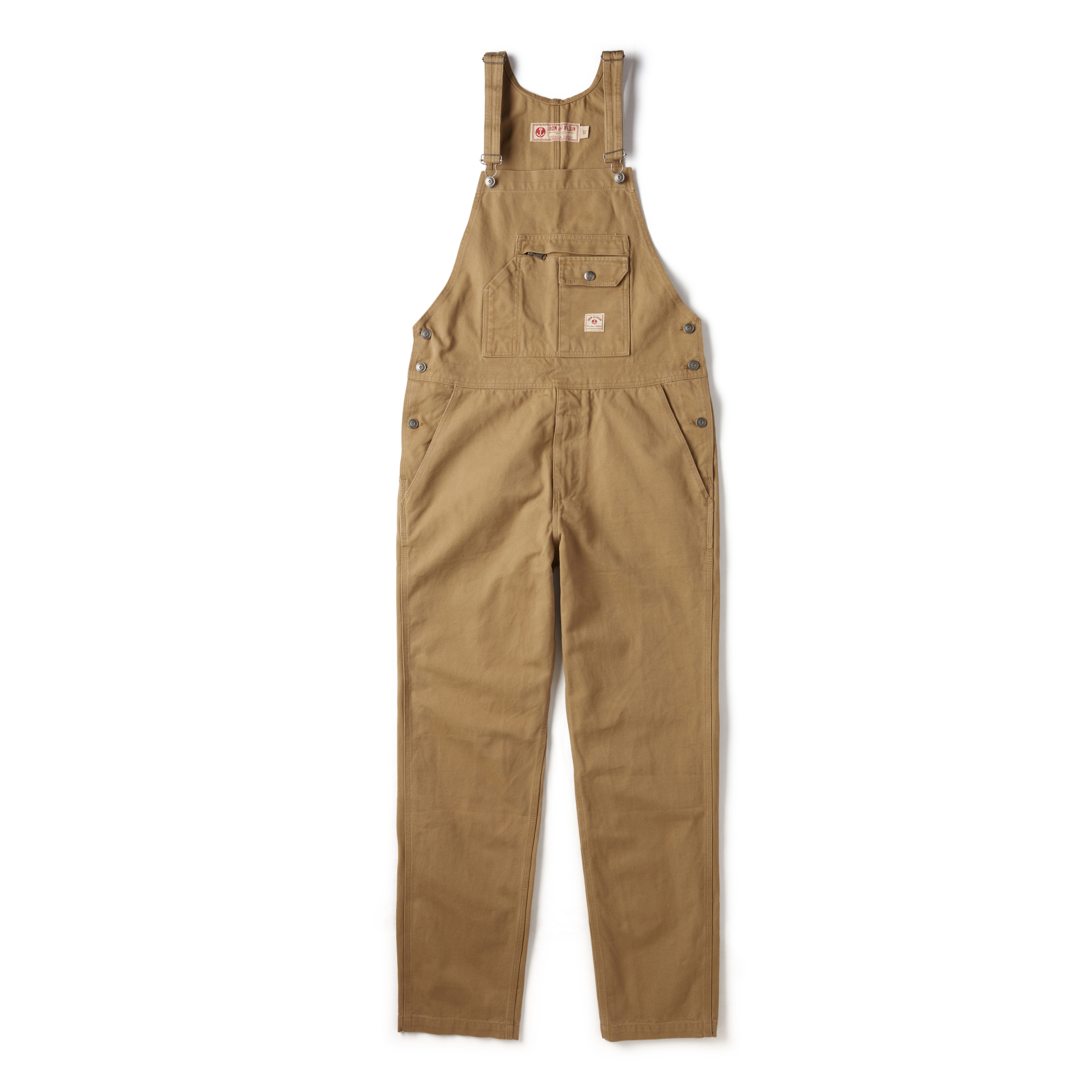 Iron and Resin Tatham Duck Canvas Overalls - Beige