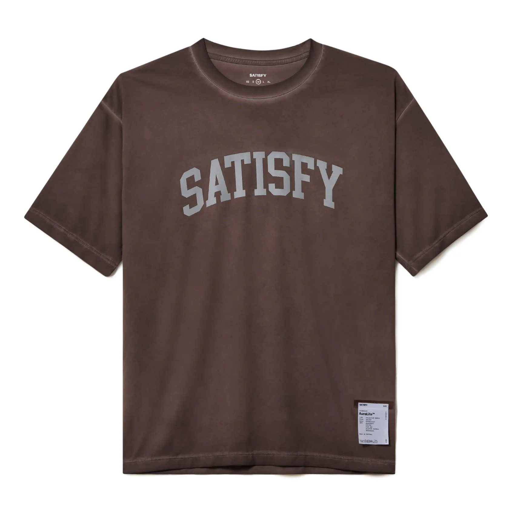 Satisfy Auralite T-Shirt - Pigment Brown | Active Tops | Huckberry