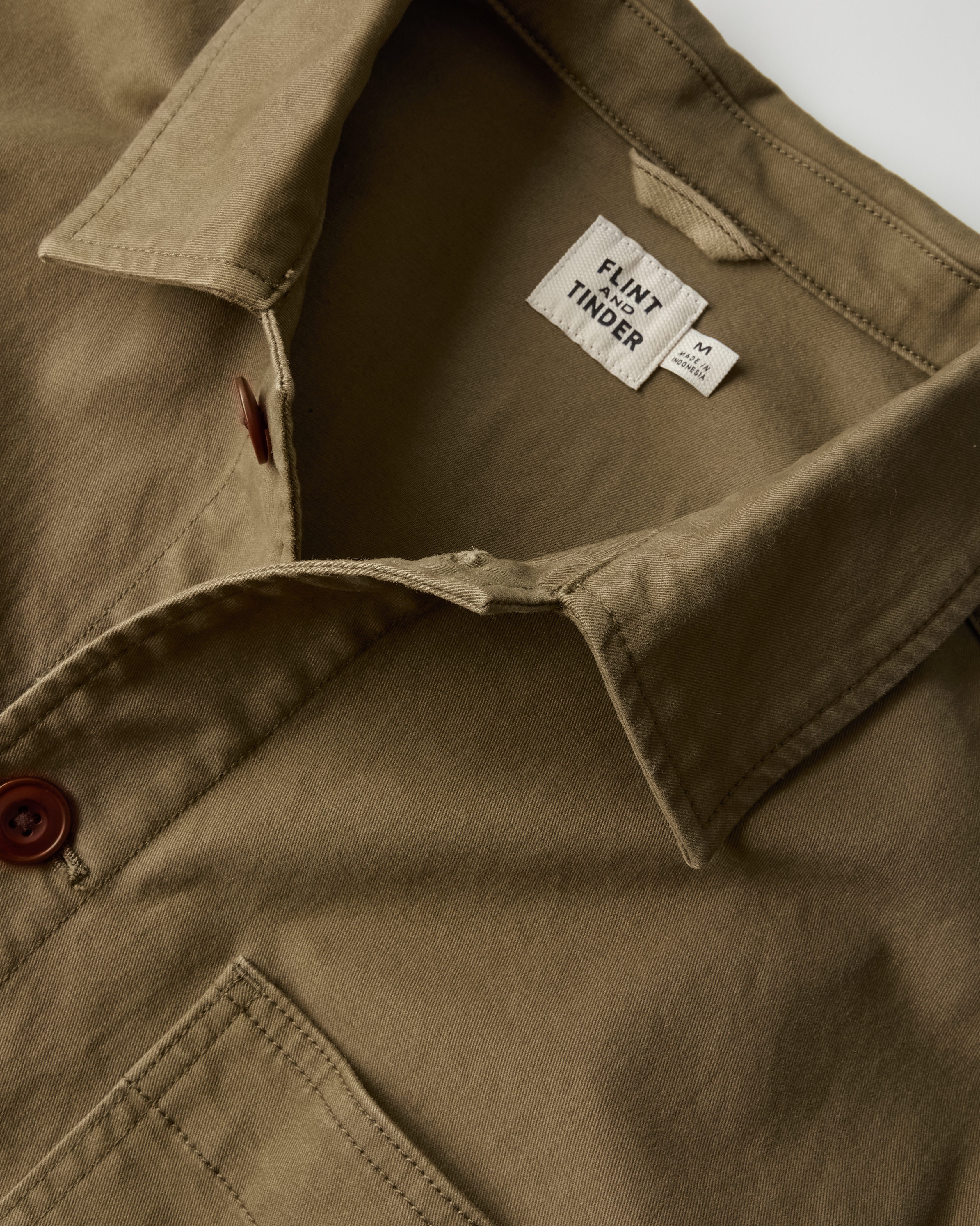 Flint and Tinder Classic Chore Coat - Military Olive | Chore Coats