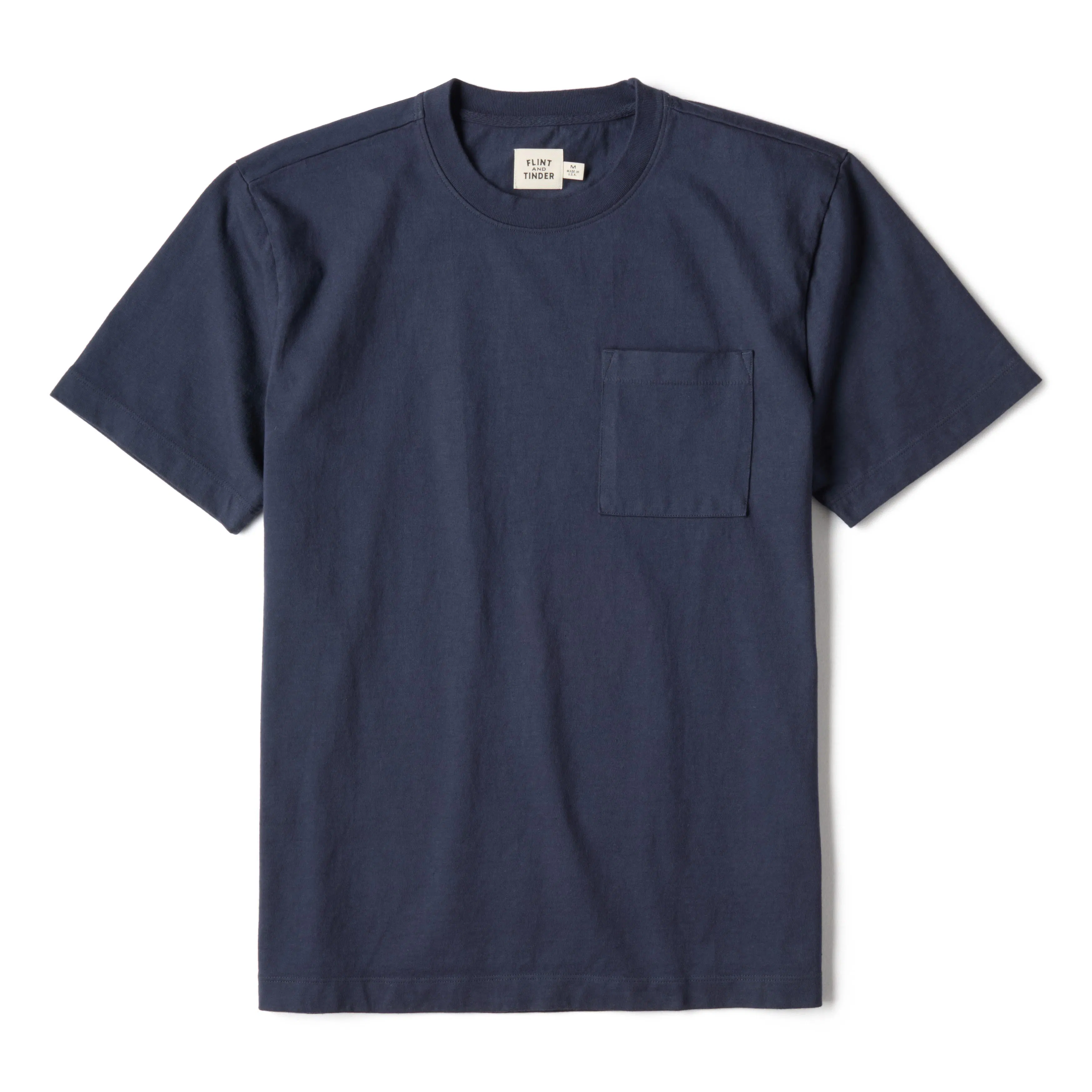 Flint and Tinder American Heavyweight Pocket T-Shirt (navy)