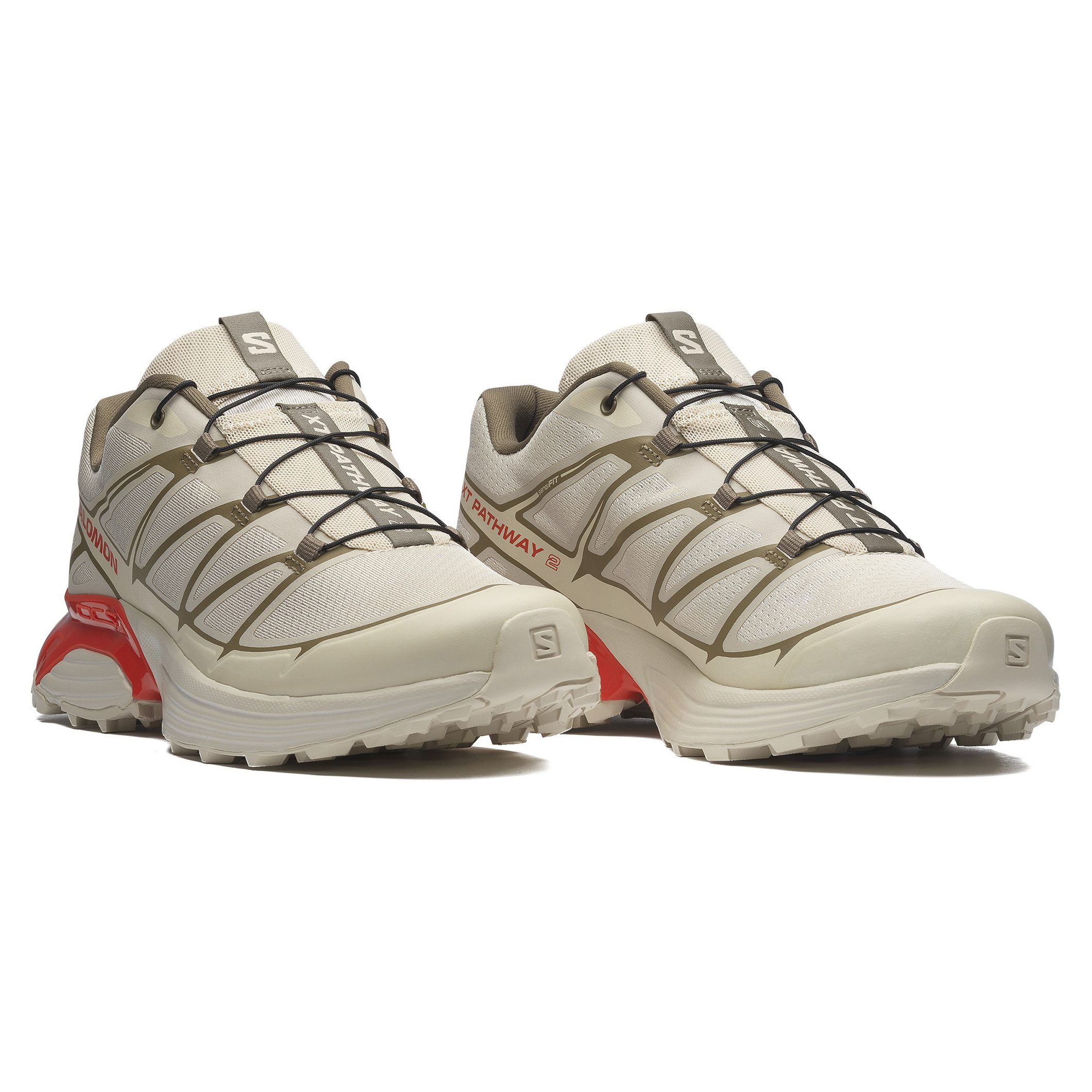Salomon XT-Pathway 2 Sneaker - Rainy Day/Stone Gray/Cherry