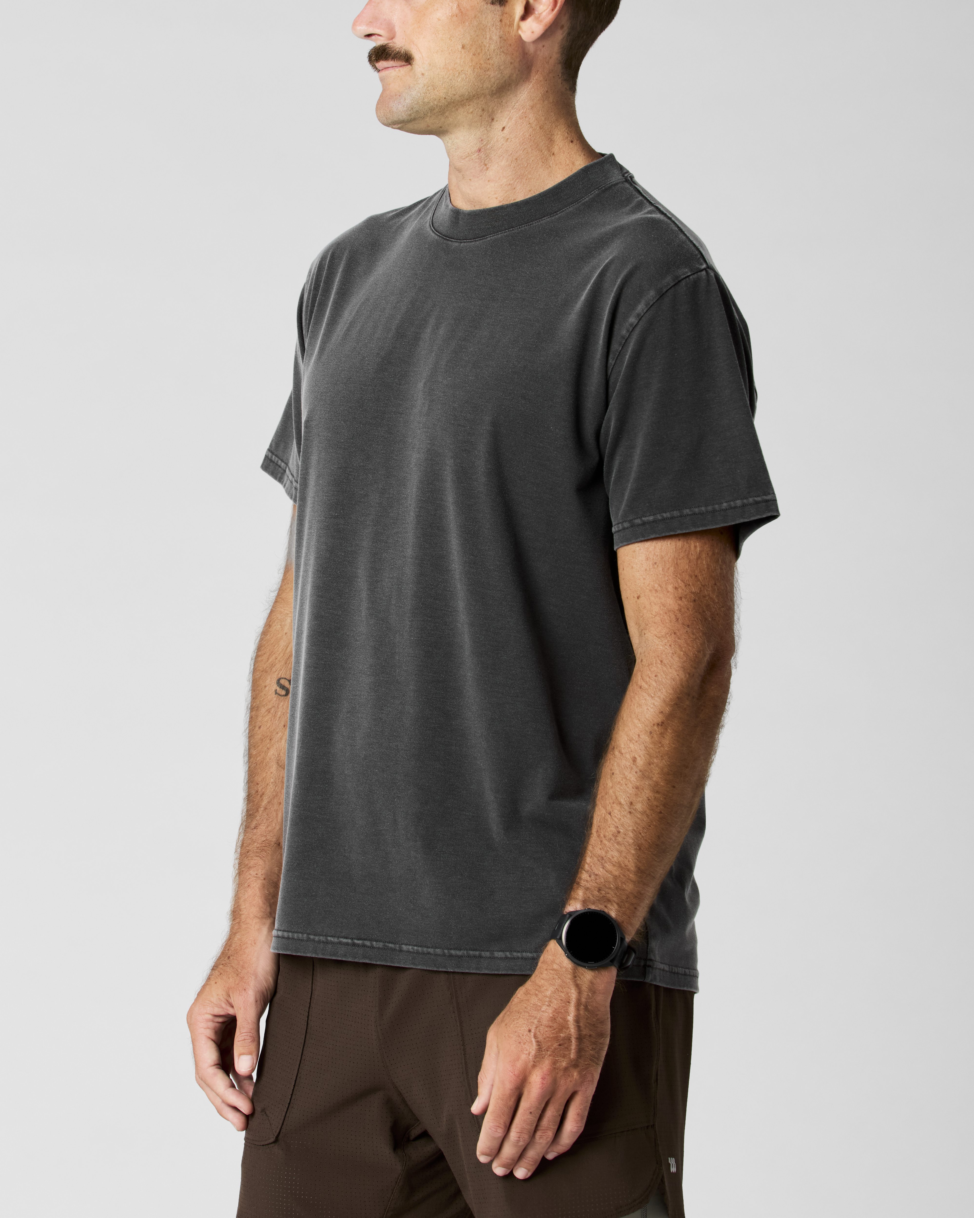 charbon シャルボン WOOL SPLASH DYE T-SHIRTS Tops