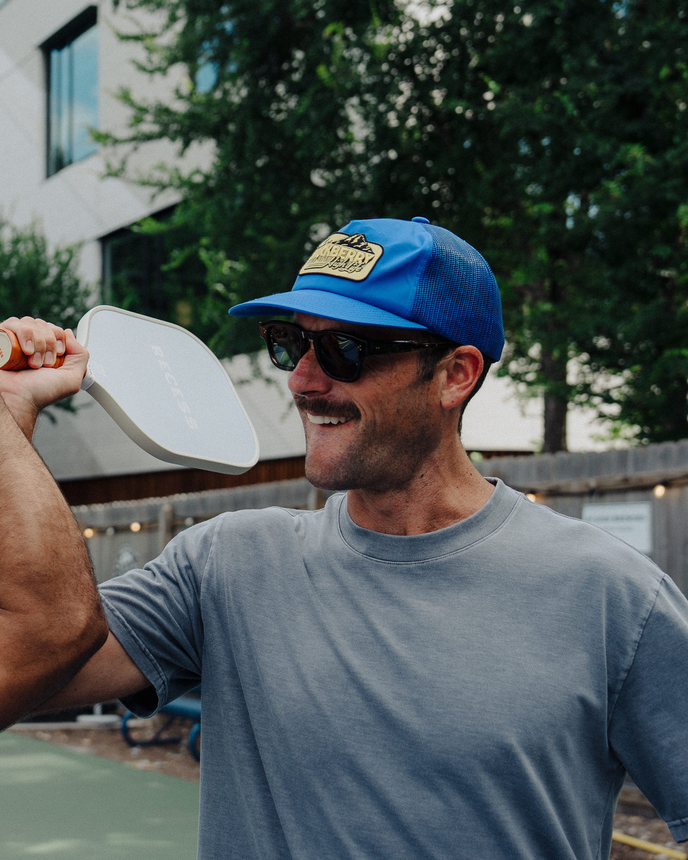 Huckberry High Life Snapback Hat - Blue | Baseball & Trucker Hats