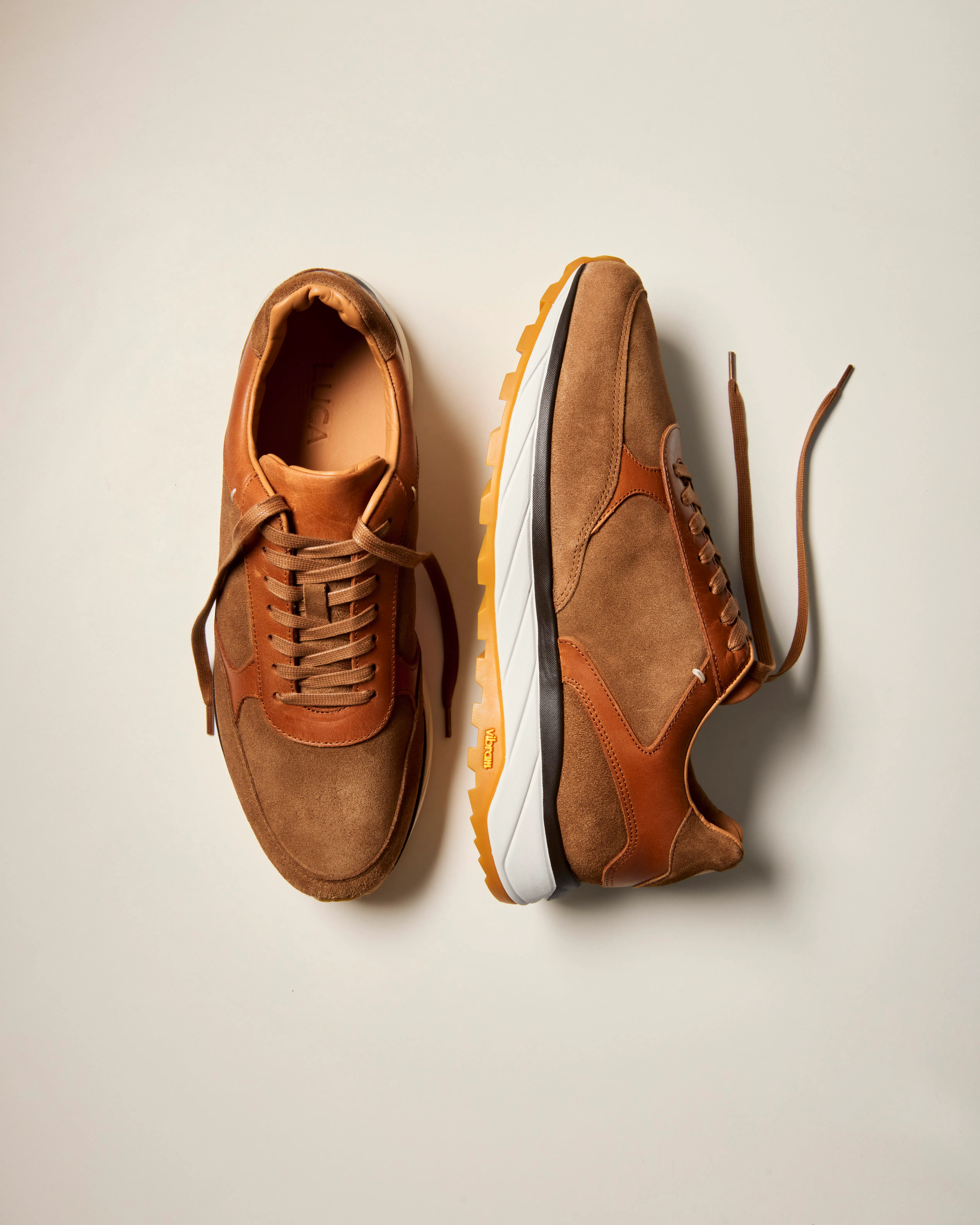 LUCA Leather and Suede Runner - Canyon | Casual Sneakers | Huckberry