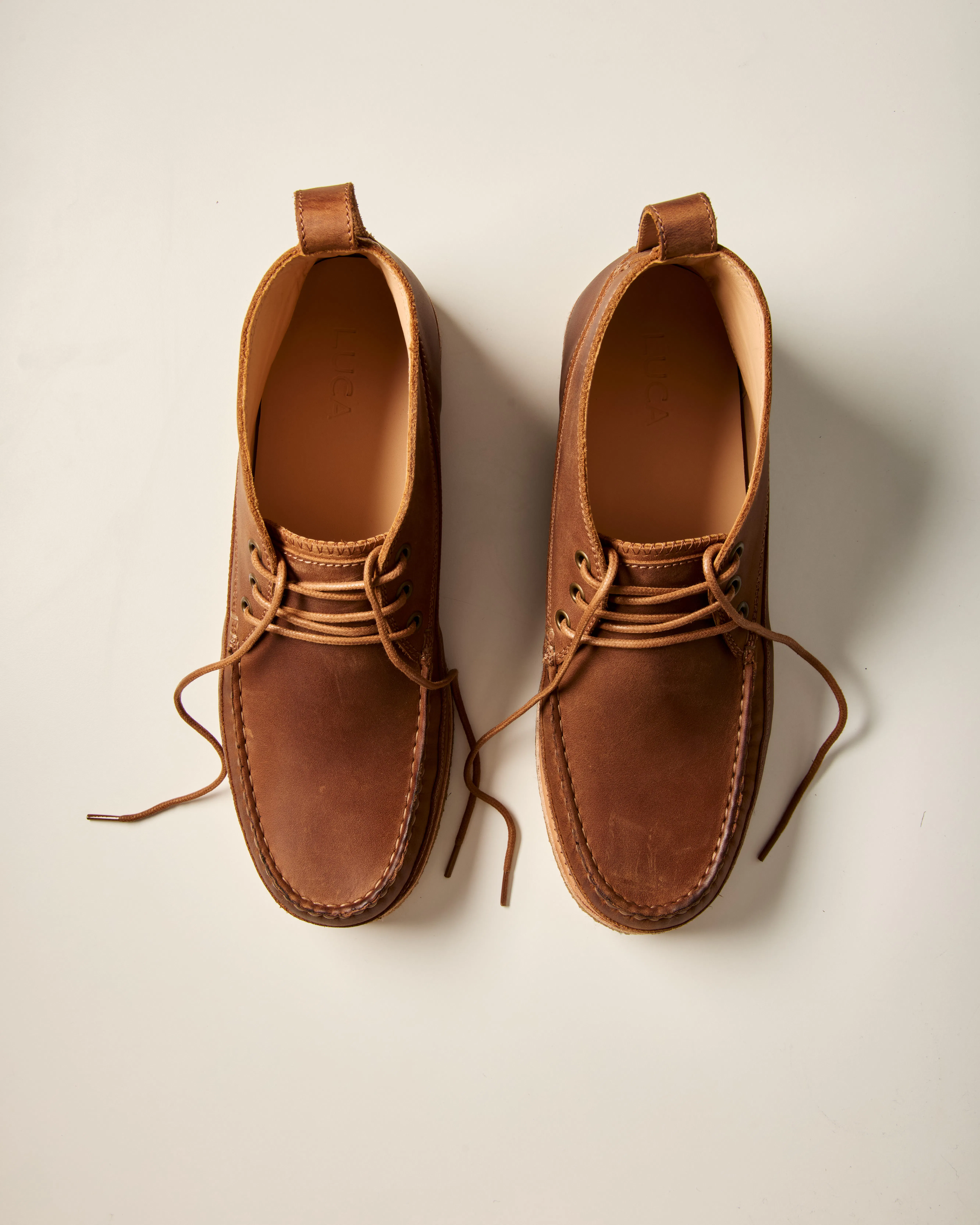 LUCA Drift Moc Toe Boot - Brown | Chukka Boots | Huckberry