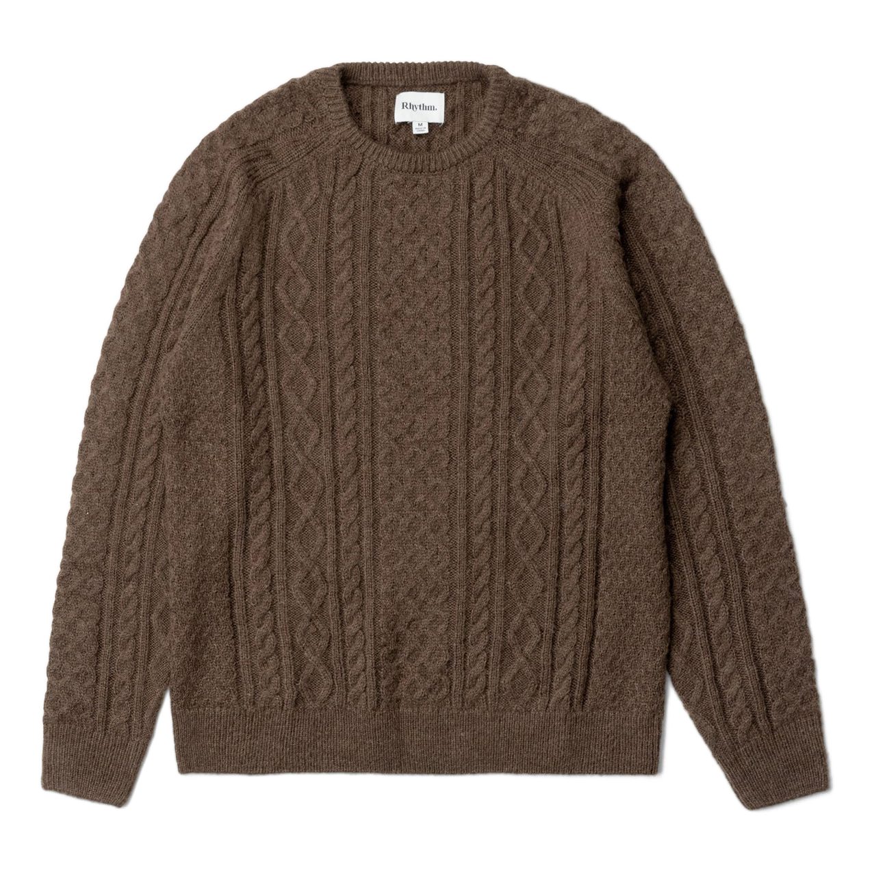 showhey how　MOHAIR + FISHERMAN KNIT Rhythm Mohair Fisherman Knit Sweater - Sand | Fisherman