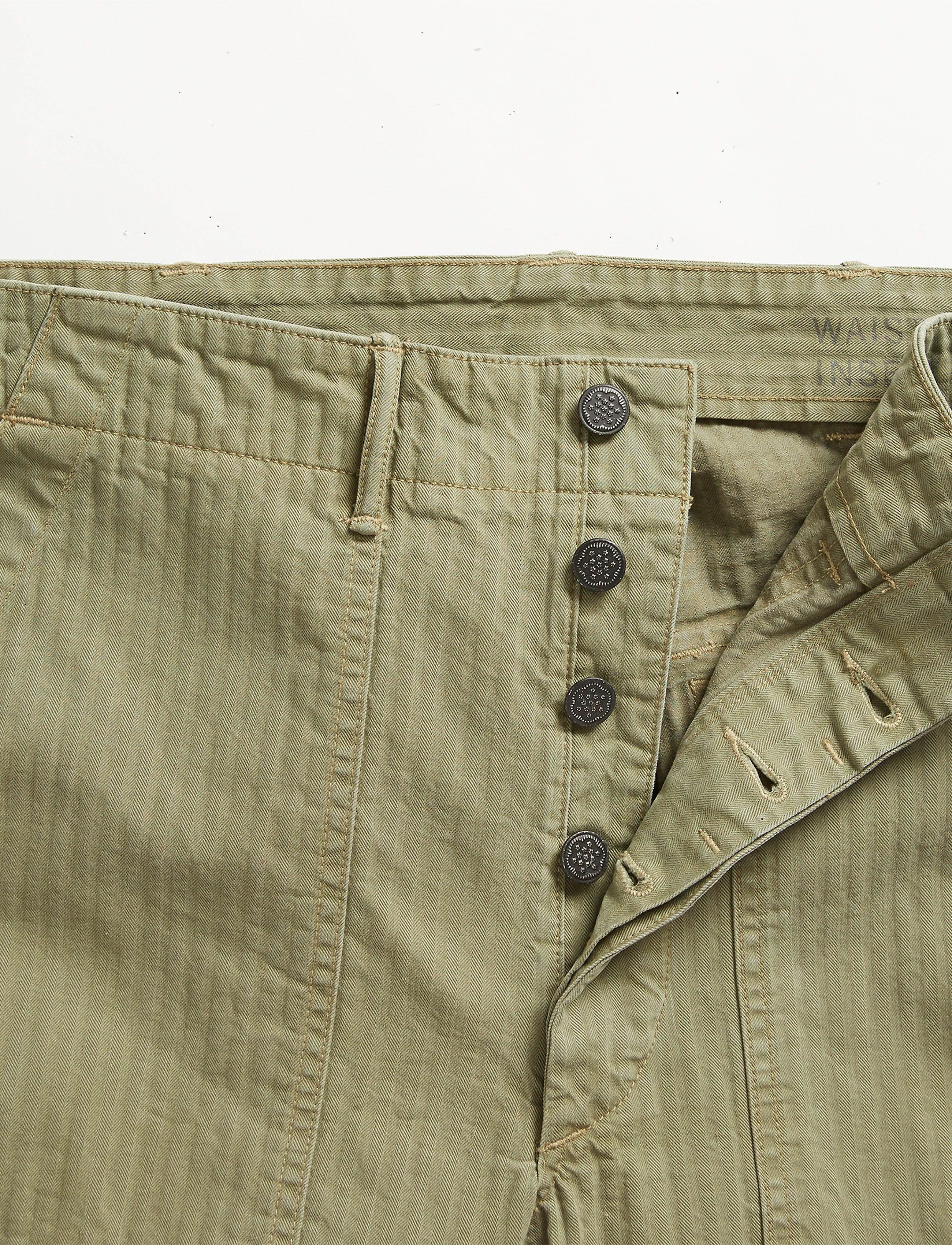 RRL Herringbone Army Utility Pant - Brewster Green | Workwear
