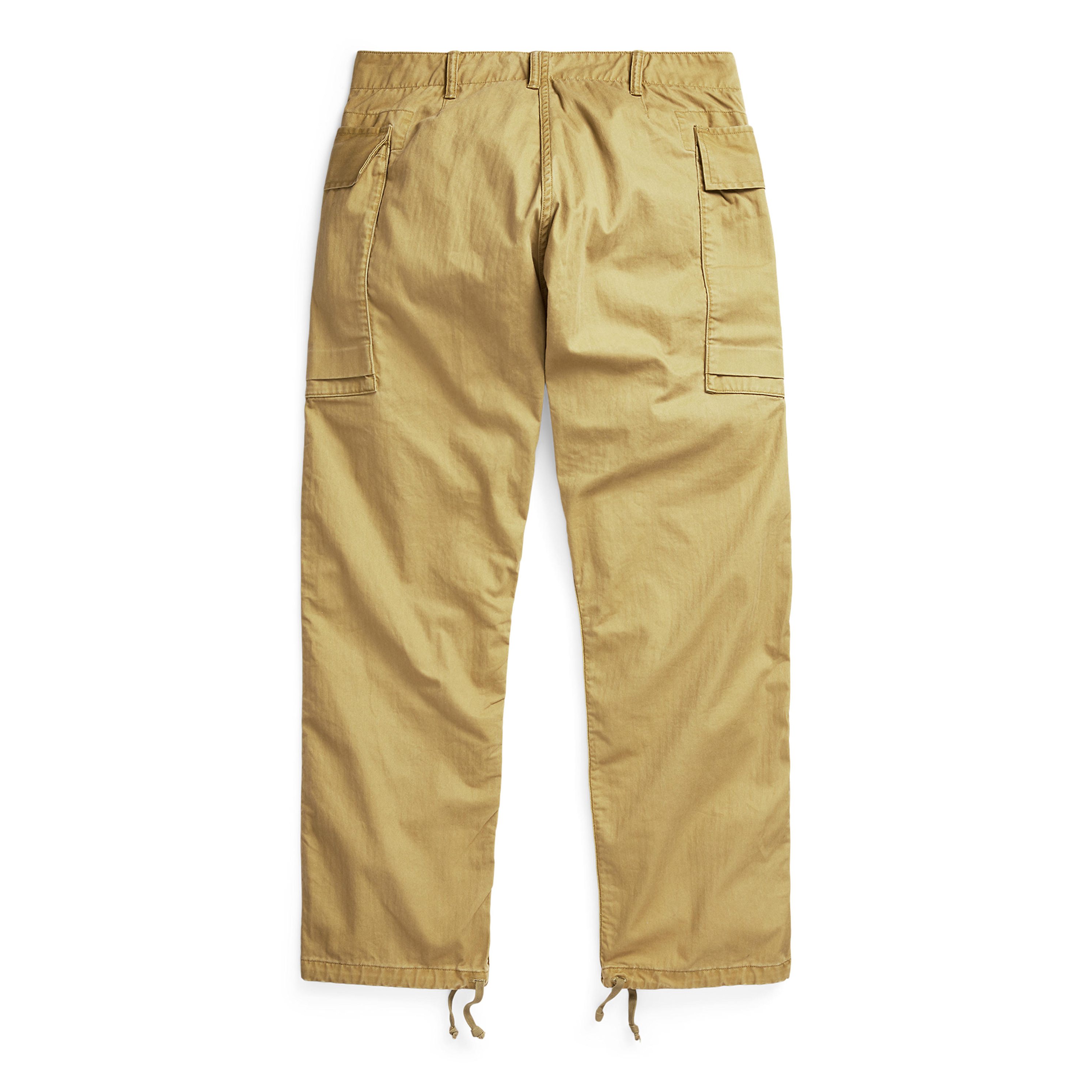 RRL Relaxed Fit Cotton Infantry Cargo Pant - Khaki | Workwear