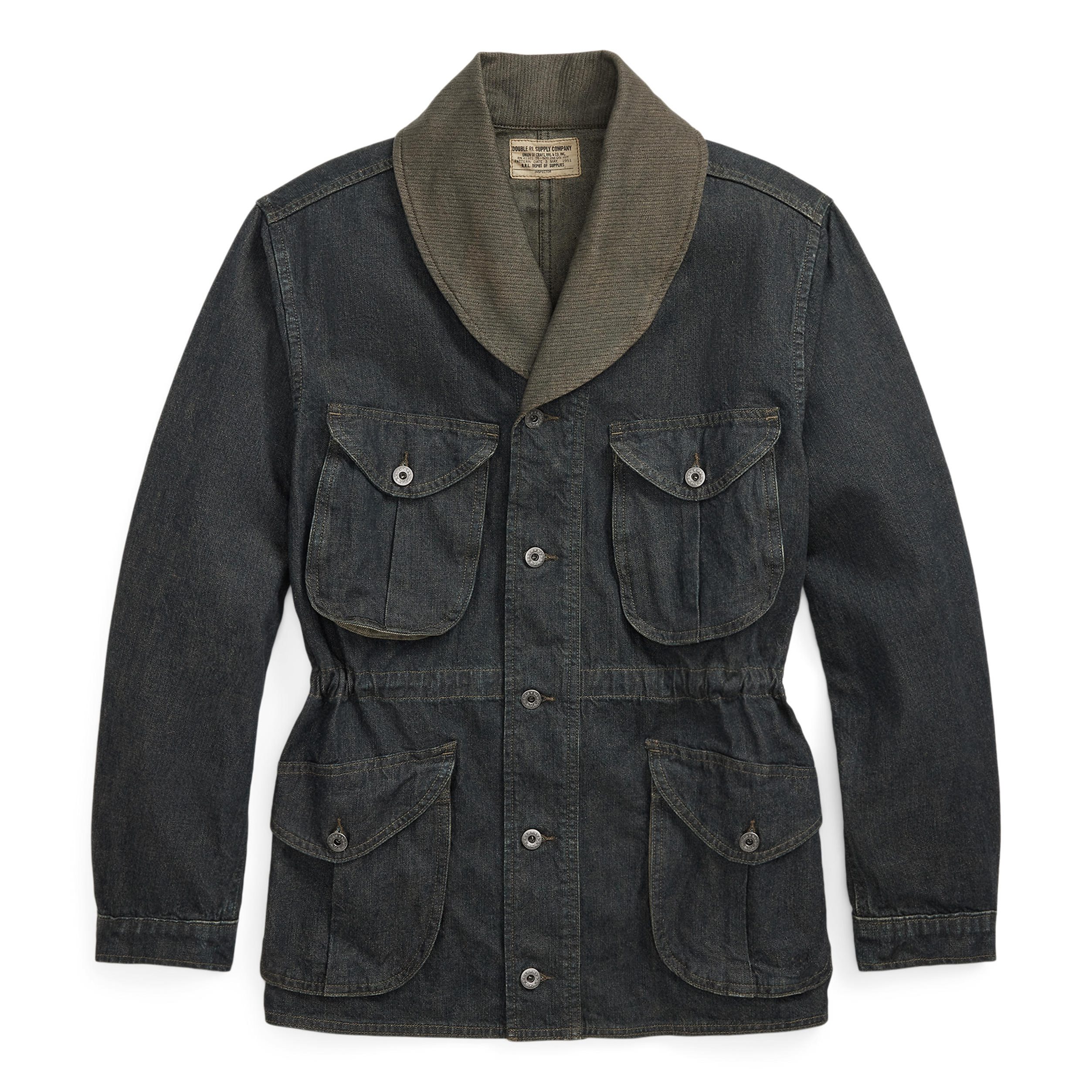 R*g様 RRL REDON HBT INDIGO DECK JACKET R*g様 RRL REDON HBT INDIGO DECK JACKET RRL 'Leyton' Denim Jacket