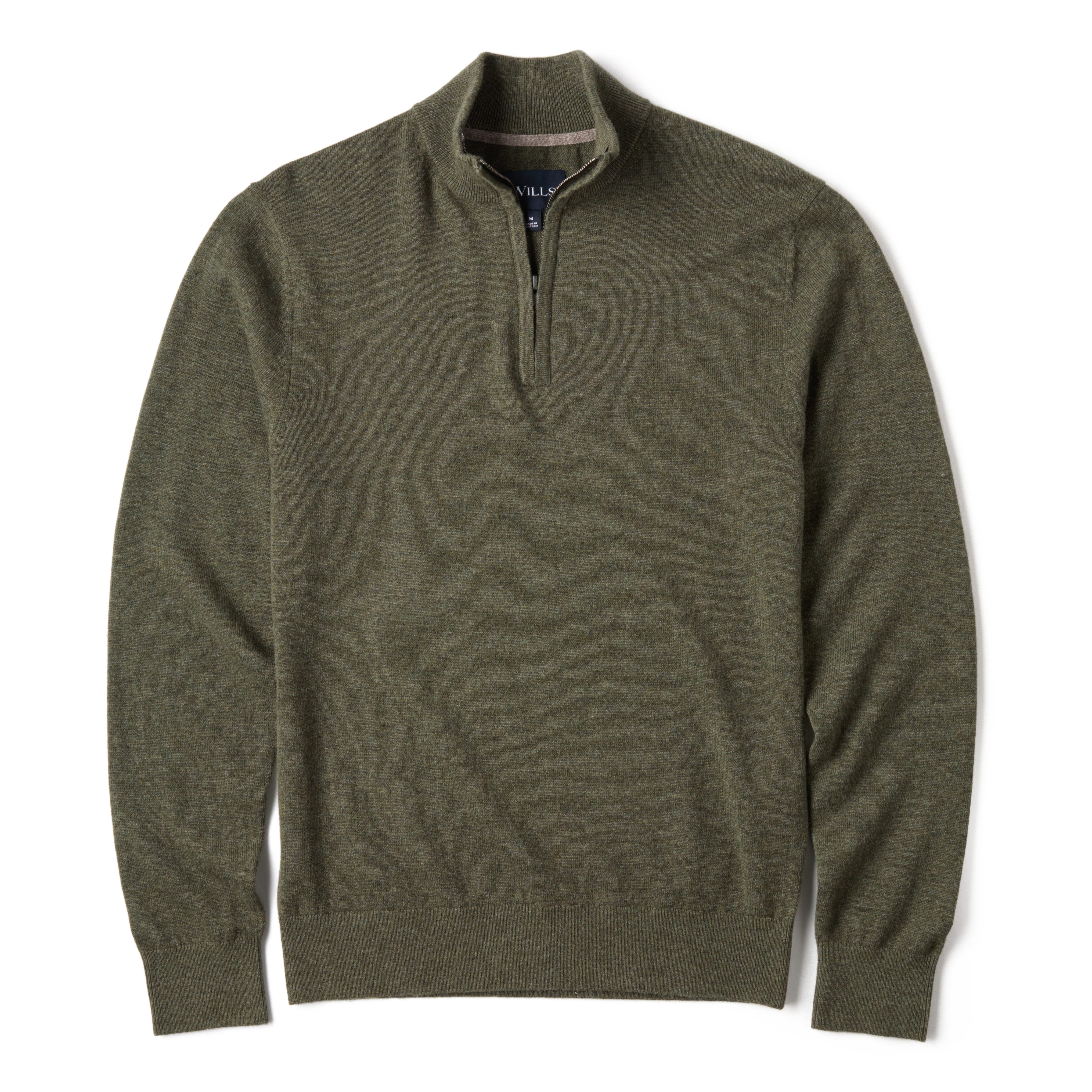 EasyCash Merino Quarter Zip Sweater