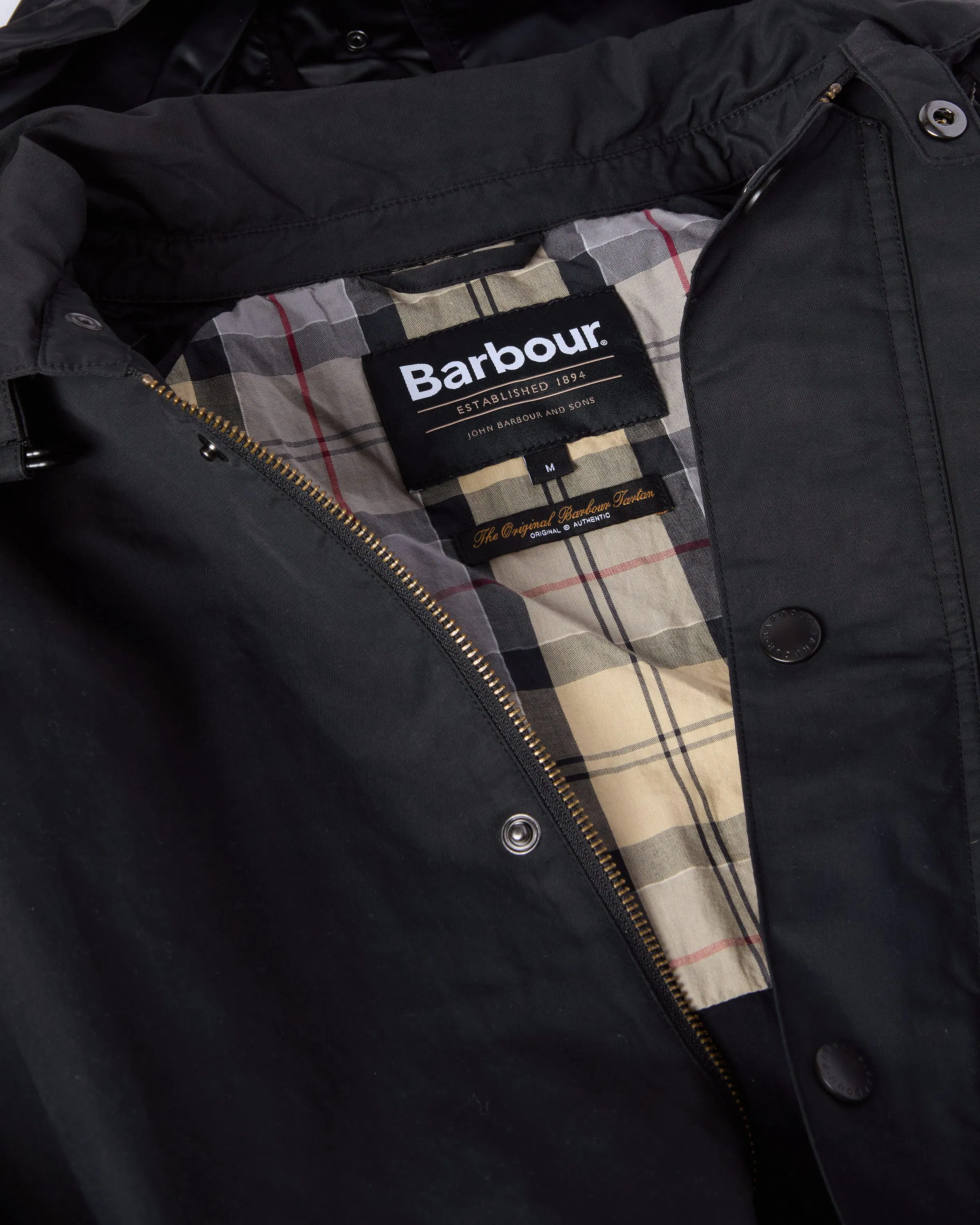 Barbour Beaufort Blouson Jacket - Black | Waxed Jackets | Huckberry
