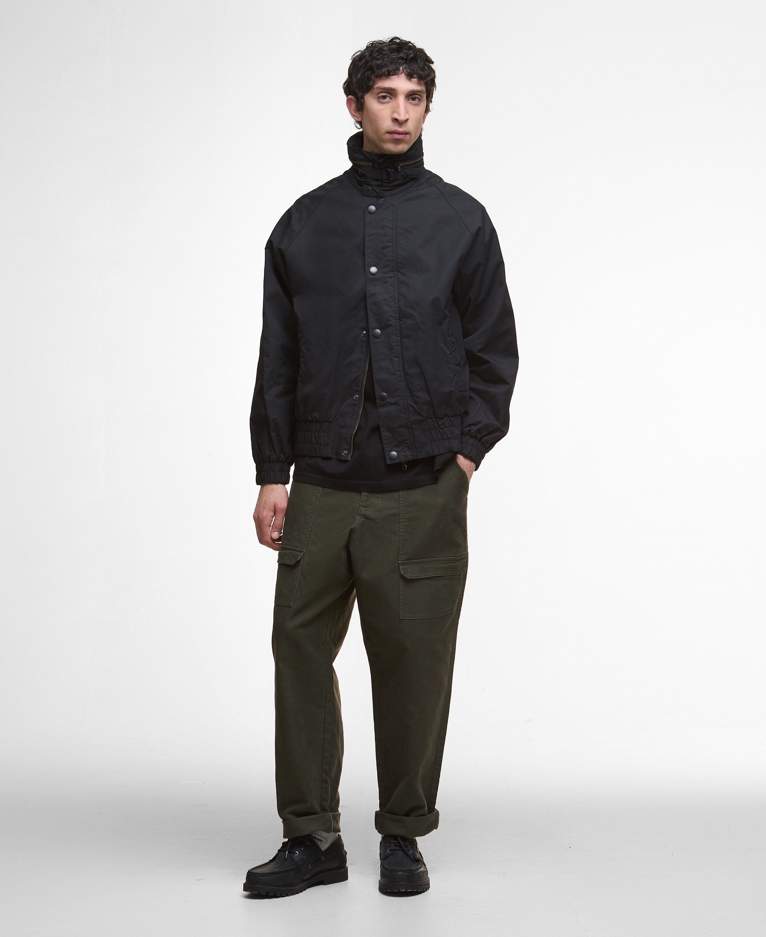 Barbour Beaufort Blouson Jacket - Black | Waxed Jackets | Huckberry Barbour Beaufort Blouson Jacket - Black | Waxed Jackets | Huckberry