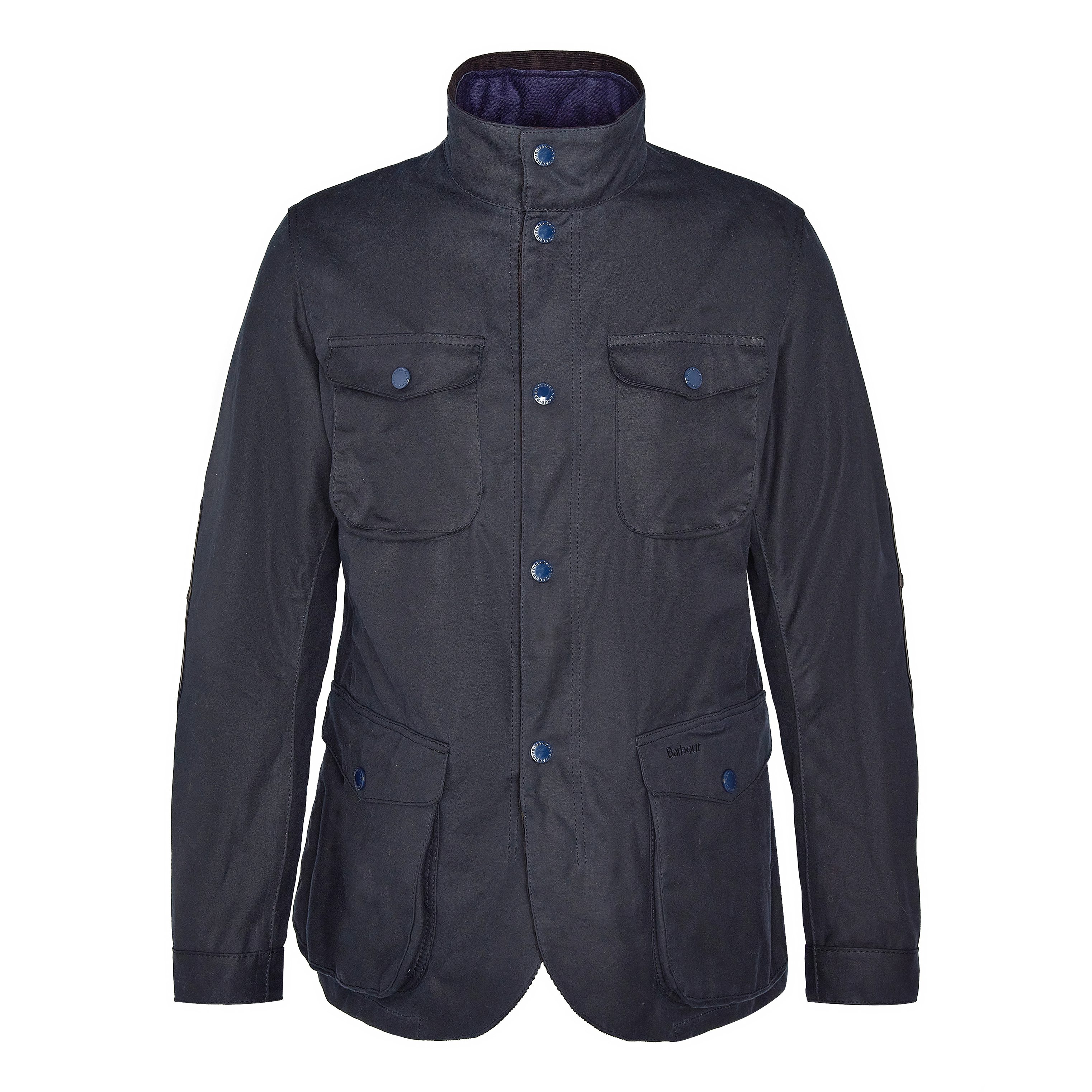 Barbour Ogston Waxed Jacket - Navy | Waxed Jackets | Huckberry