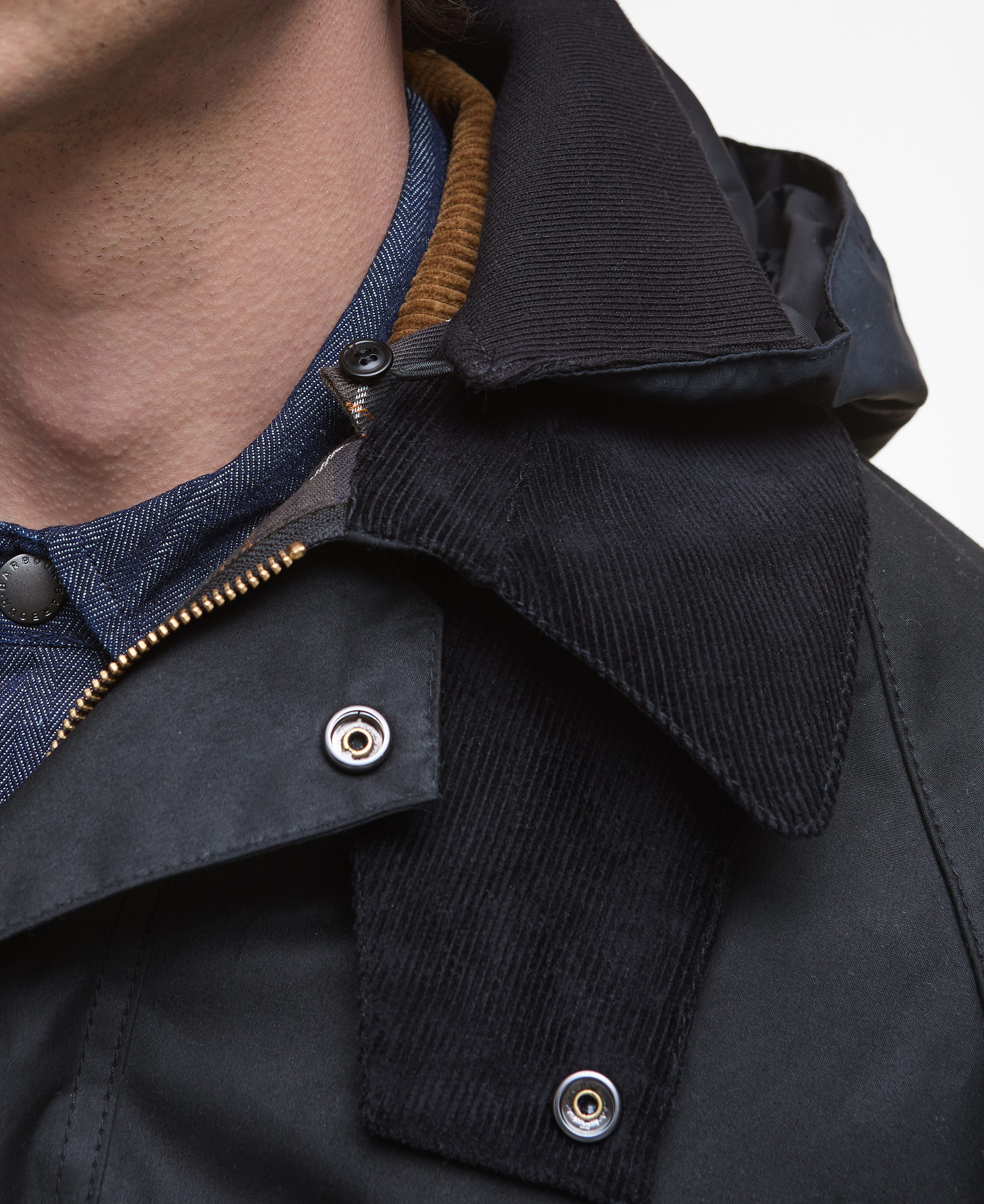 Barbour Solway Modified Wax Jacket - Black | Waxed Jackets | Huckberry