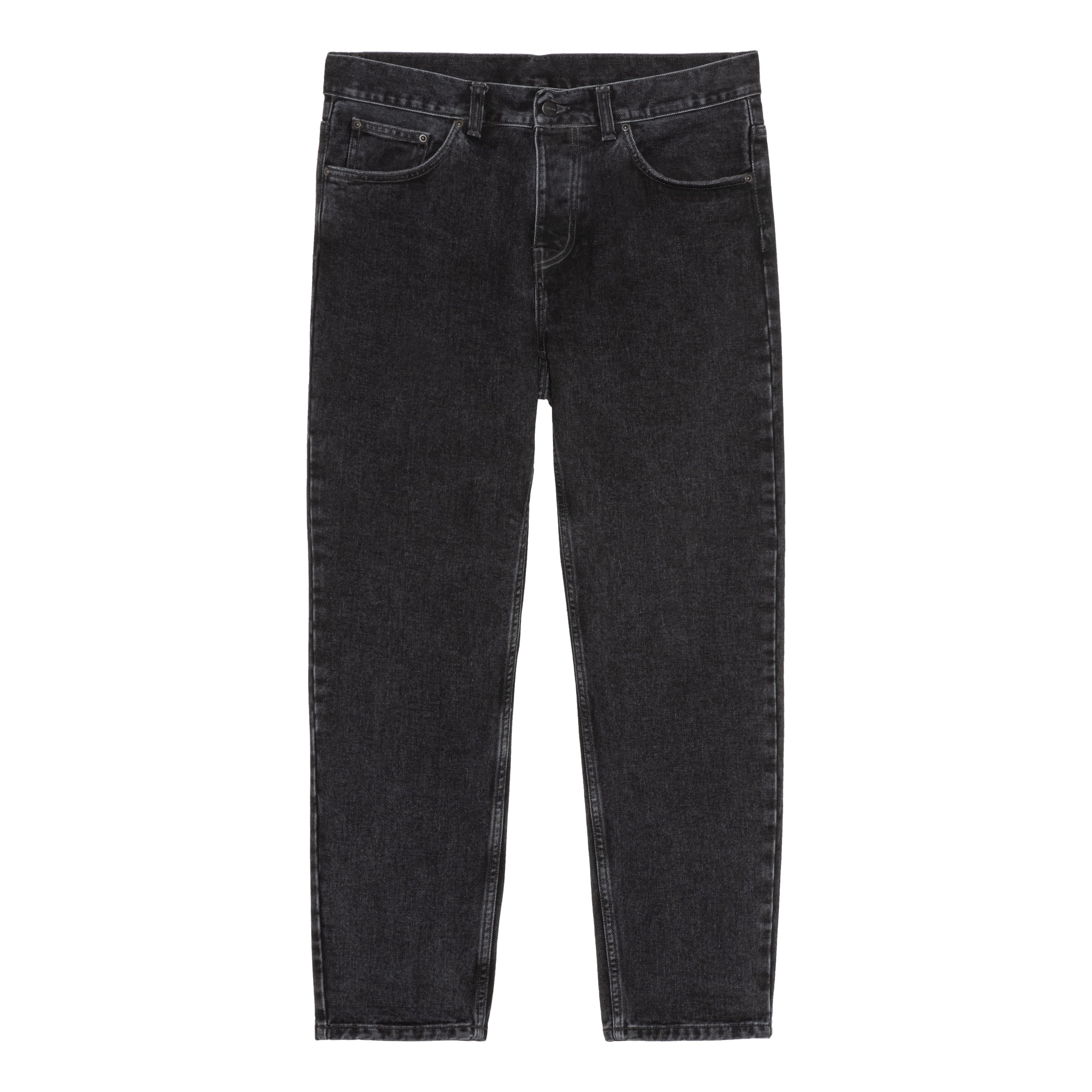 Carhartt WIP Newel Denim Jean - Black Stone Washed | Rigid | Huckberry
