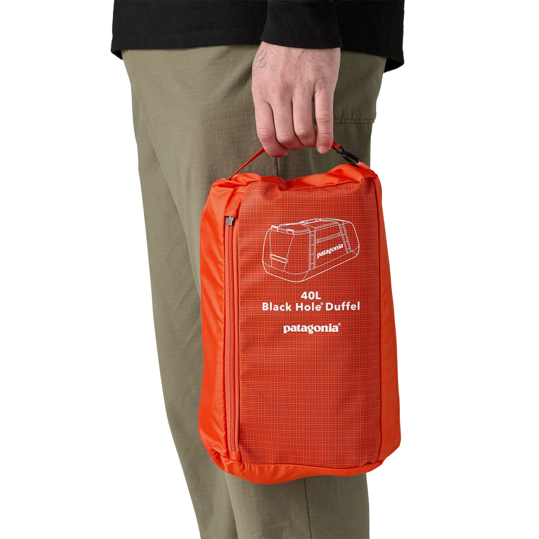 Patagonia Black Hole Duffel Bag - 40L - Pollinator Orange | Duffel