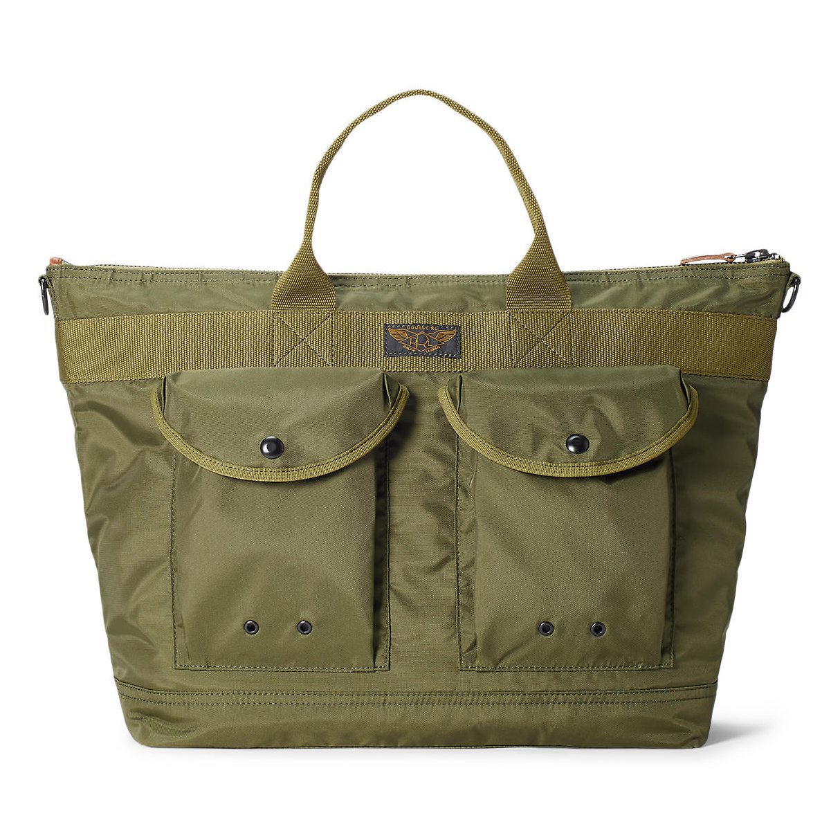 RRL Nylon Utility Day Tote Olive Drab Tote Bags Huckberry