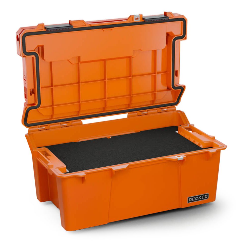 DECKED Sixer 16 Gear Case - Blaze Orange | Camp | Huckberry